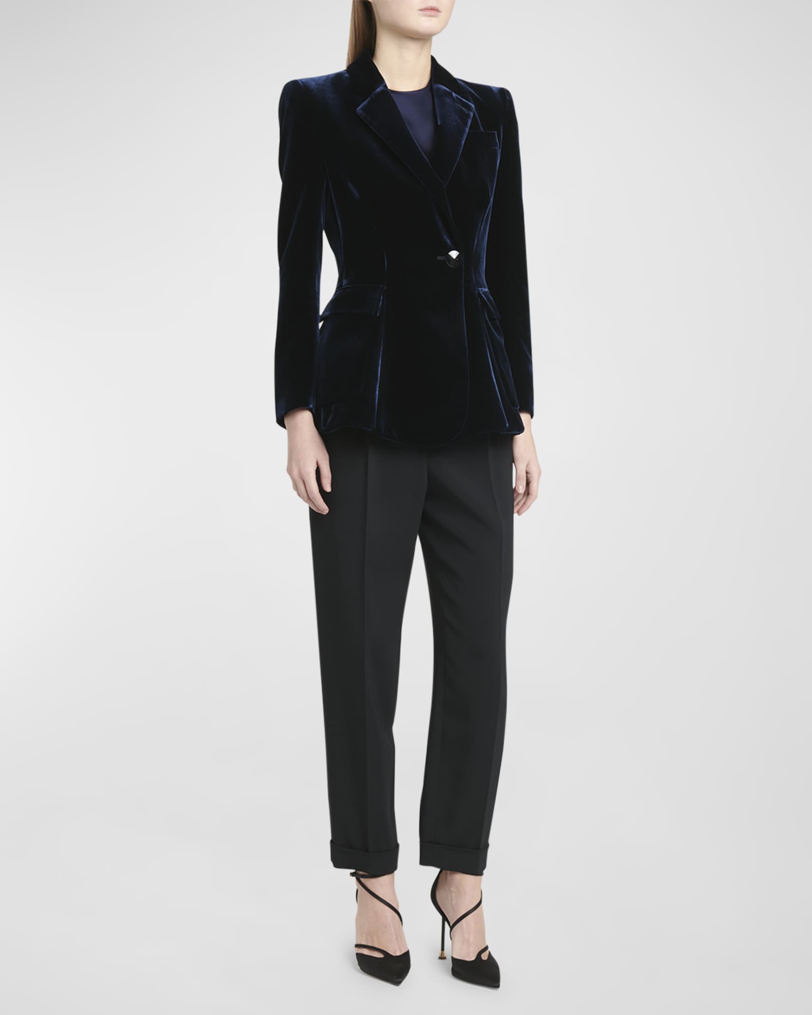 Armani velvet jacket discount