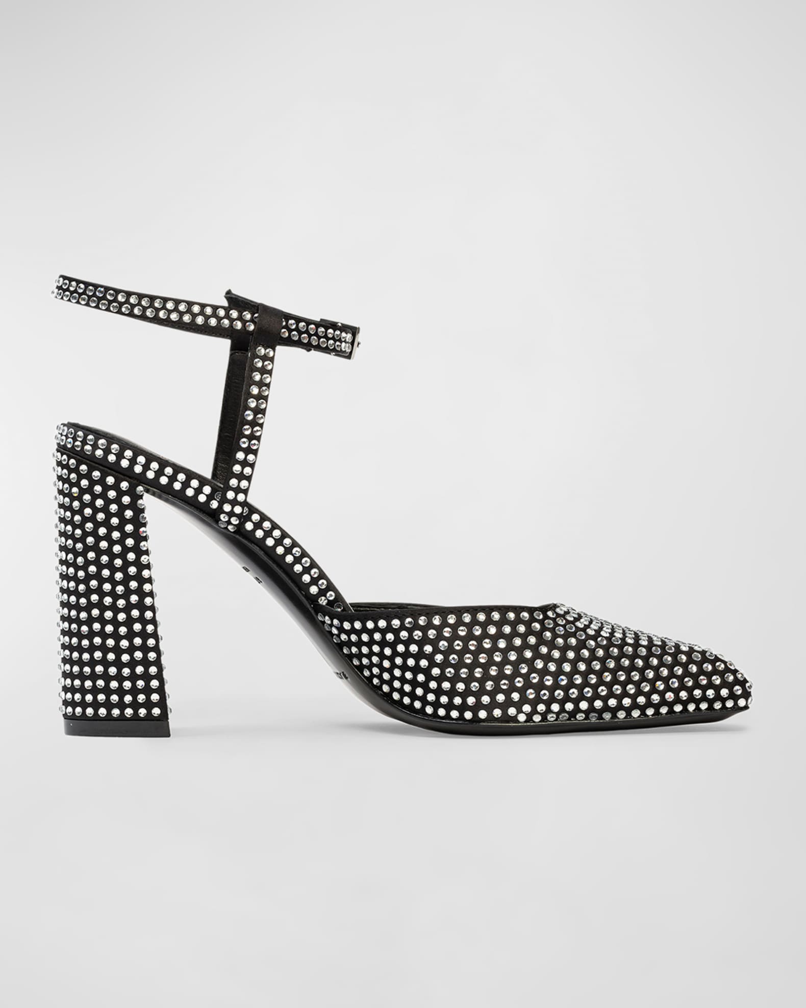Meadow Metallic Ankle-Strap Pumps 0