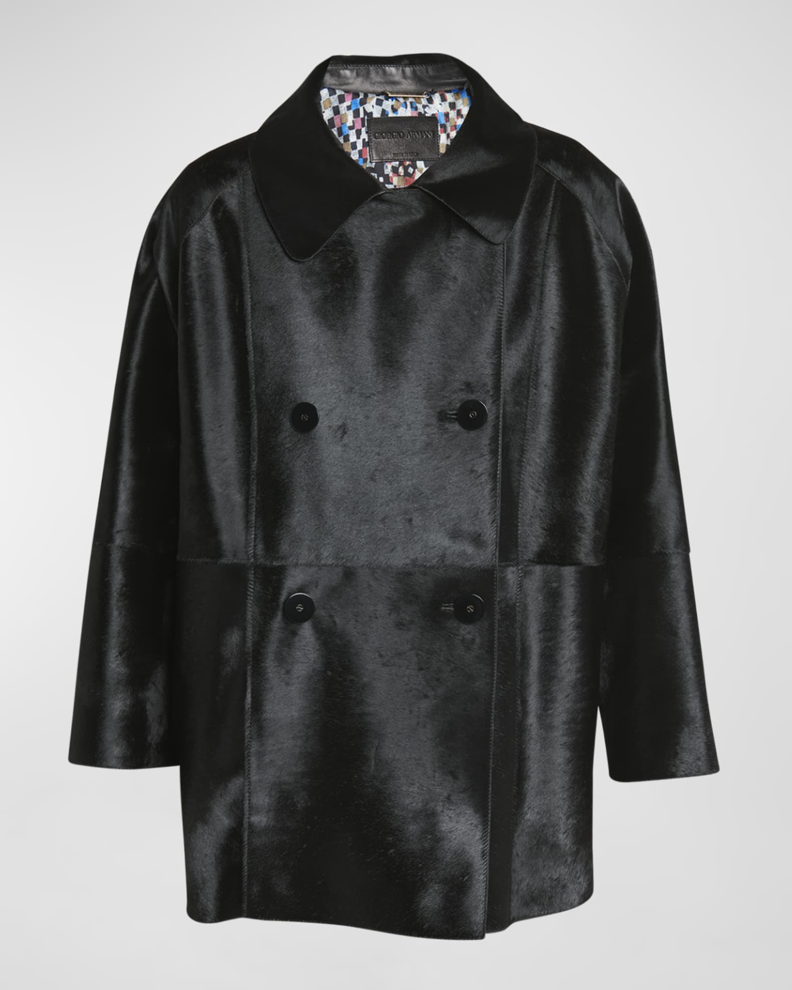 Armani caban coat online
