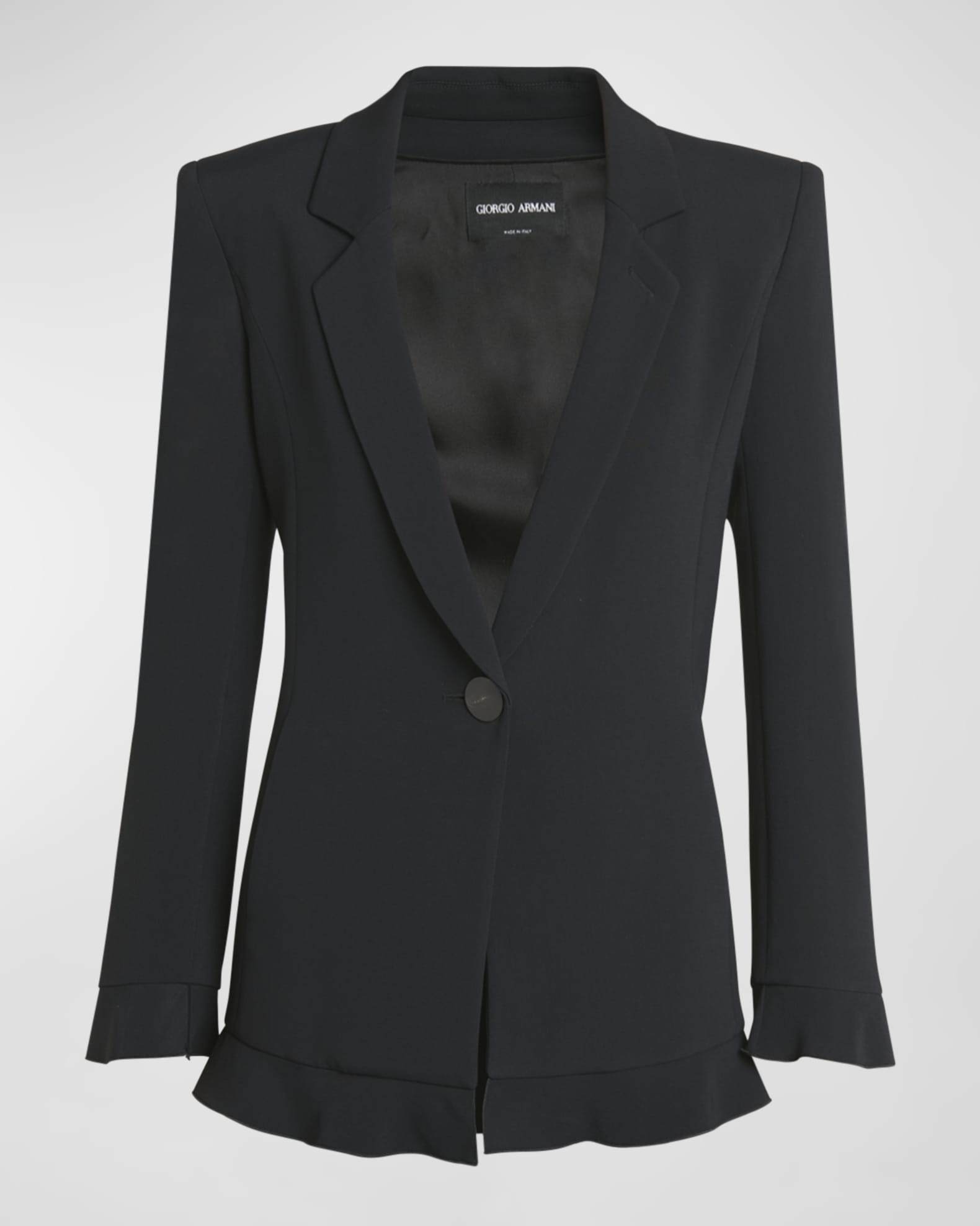 Ruffle blazer jacket deals