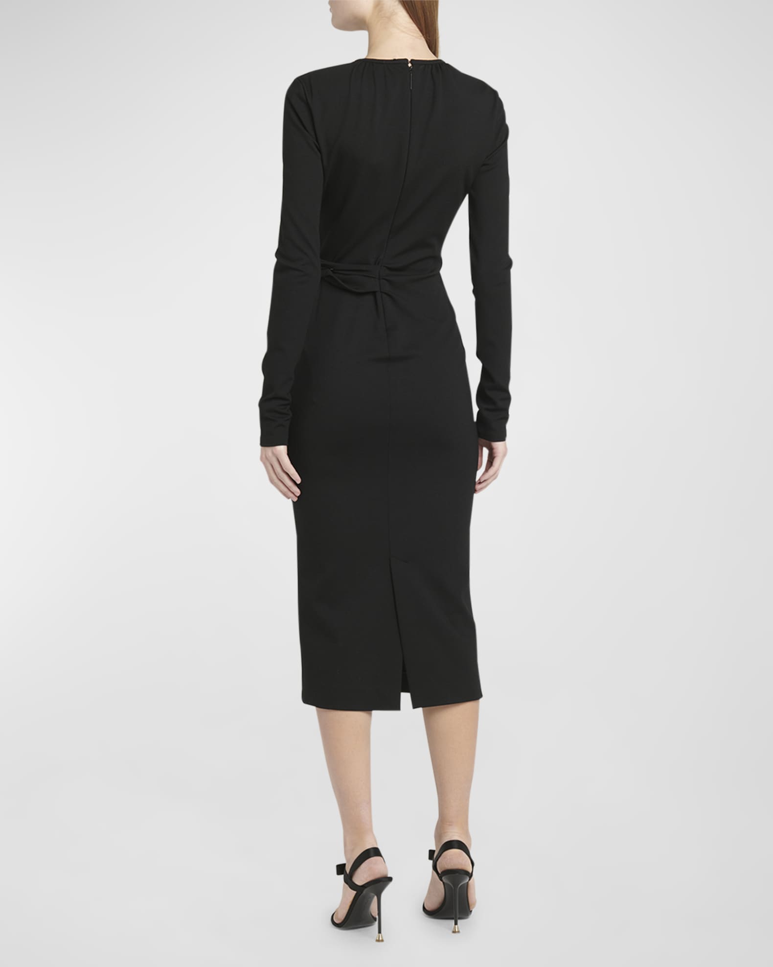 milano jersey dress Kenneth Cole Drawstring A-Line Midi Dress