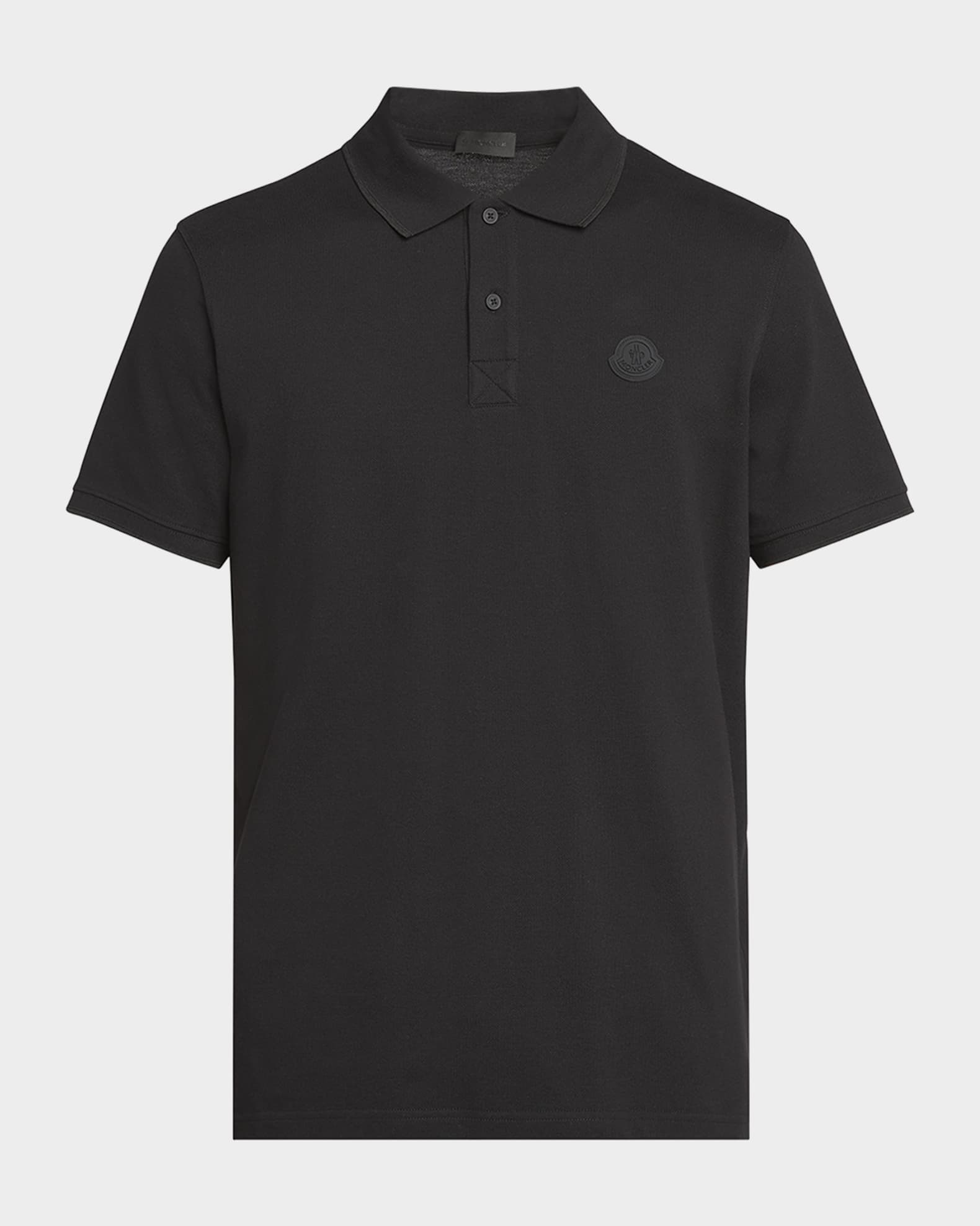 Moncler Men s Logo Cotton Pique Polo Neiman Marcus