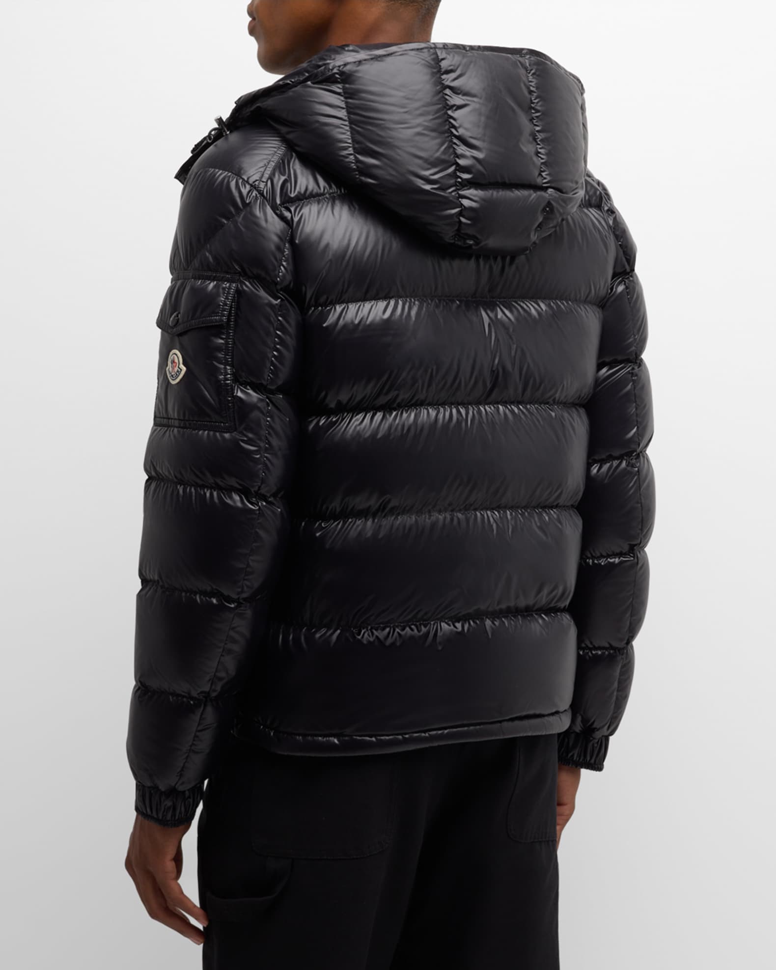 Moncler Men's Maya Short Down Jacket | Neiman Marcus