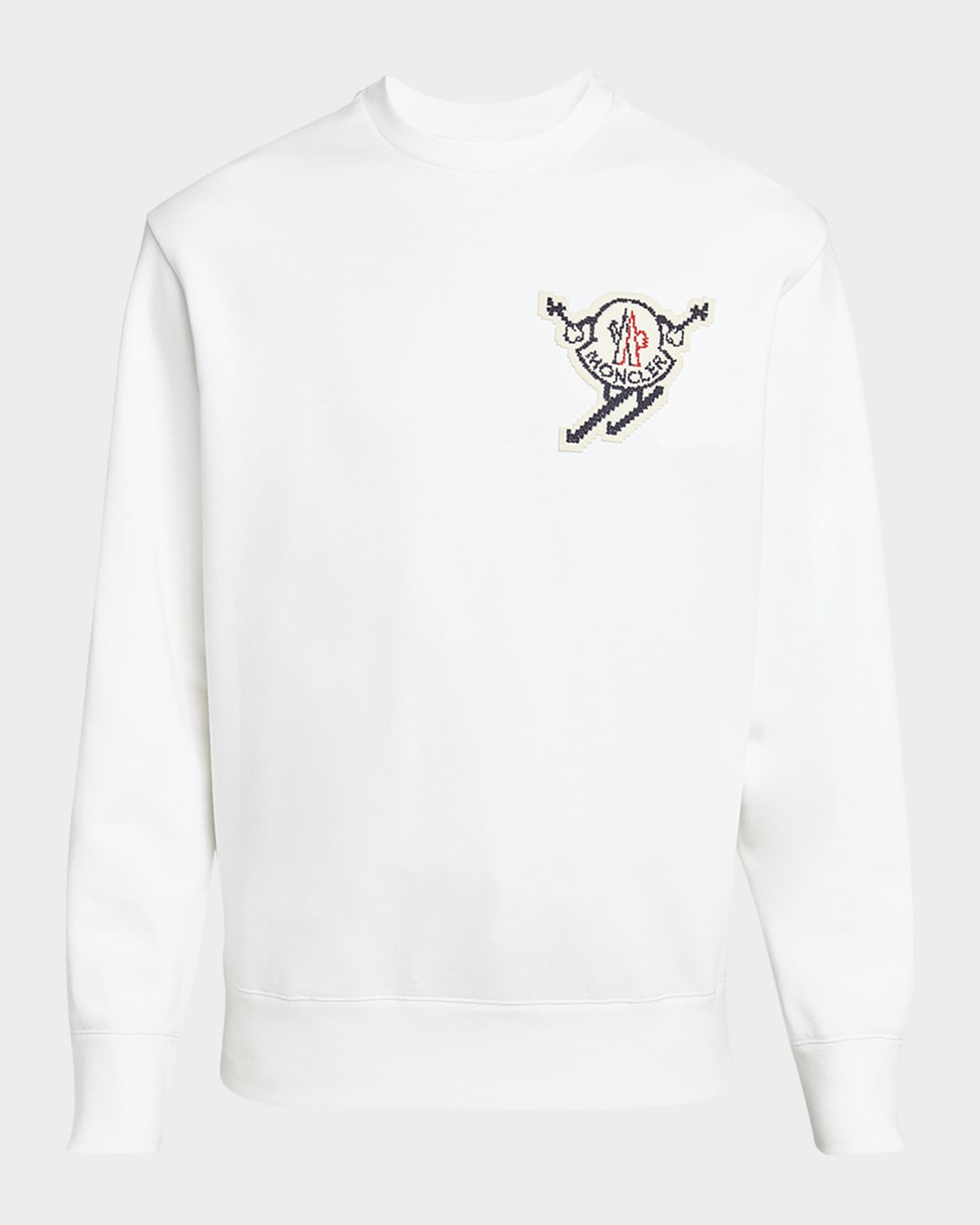 Men's Skiing Logo Crewneck Sweatshirt 0