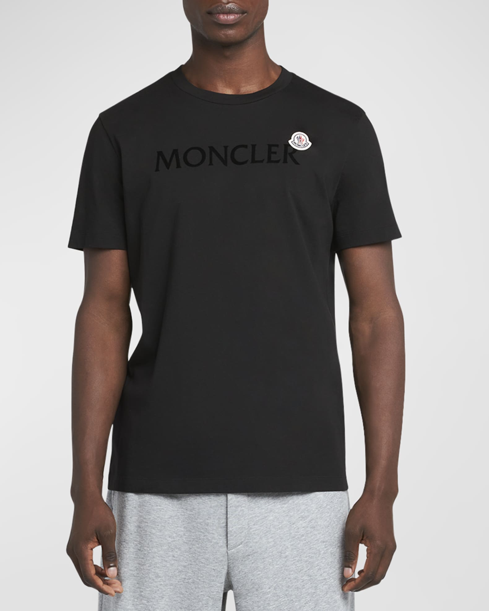 Moncler Men's Small Logo T-Shirt | Neiman Marcus