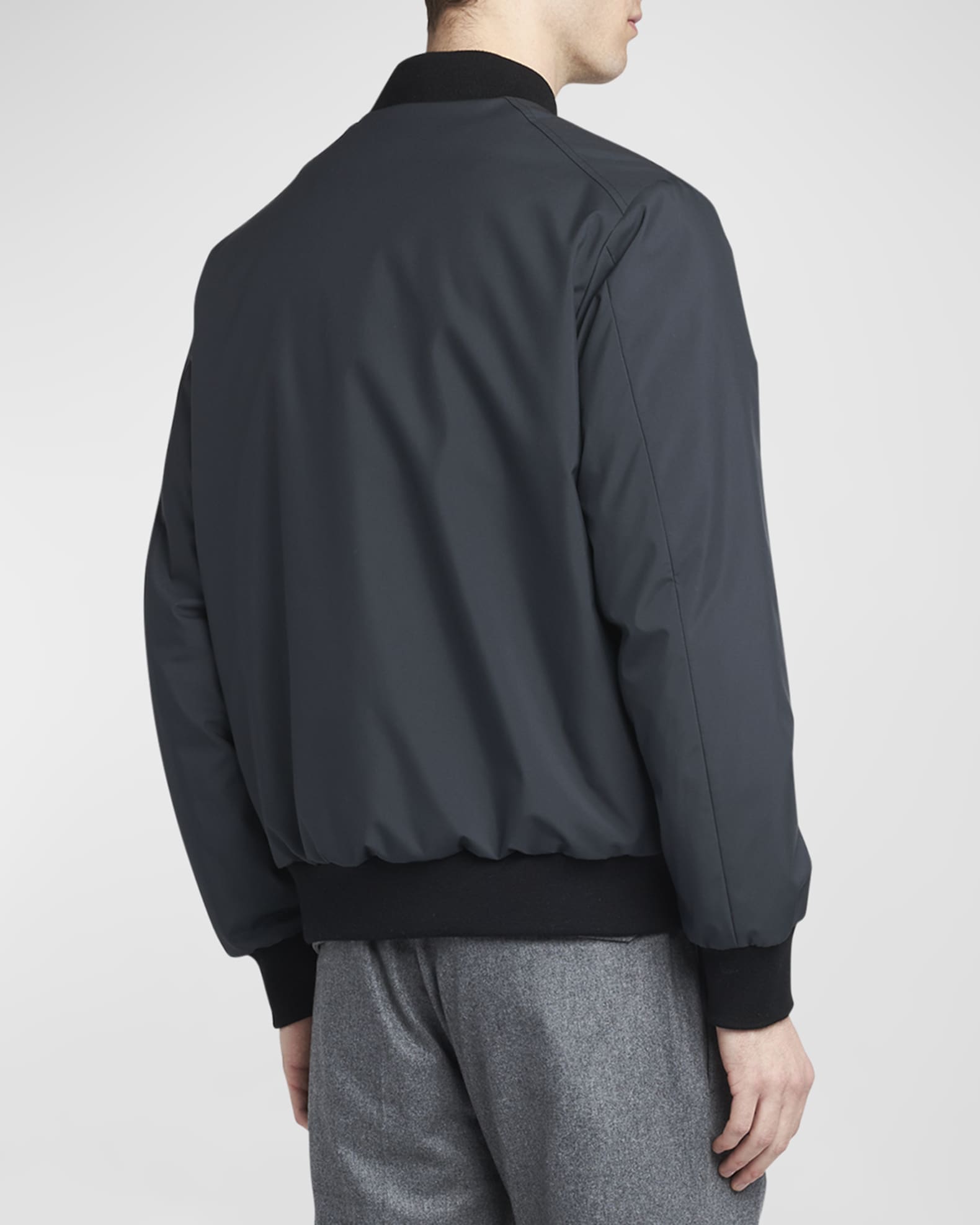 Moncler Men's Diounes Reversible Nylon Bomber Jacket Moncler Men's Diounes Reversible Nylon Bomber Jacket