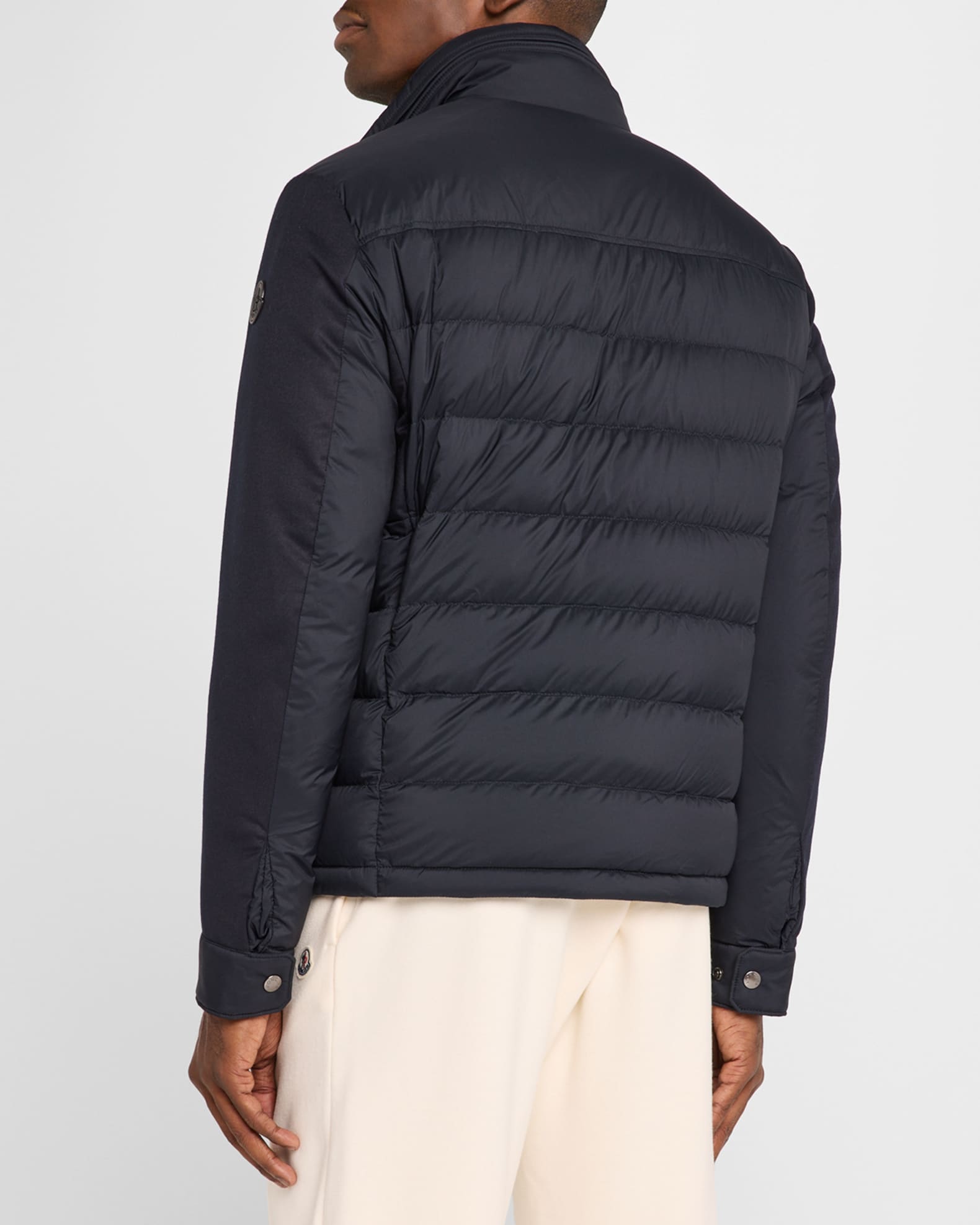 Moncler Men's Vallanta Short Down Jacket | Neiman Marcus