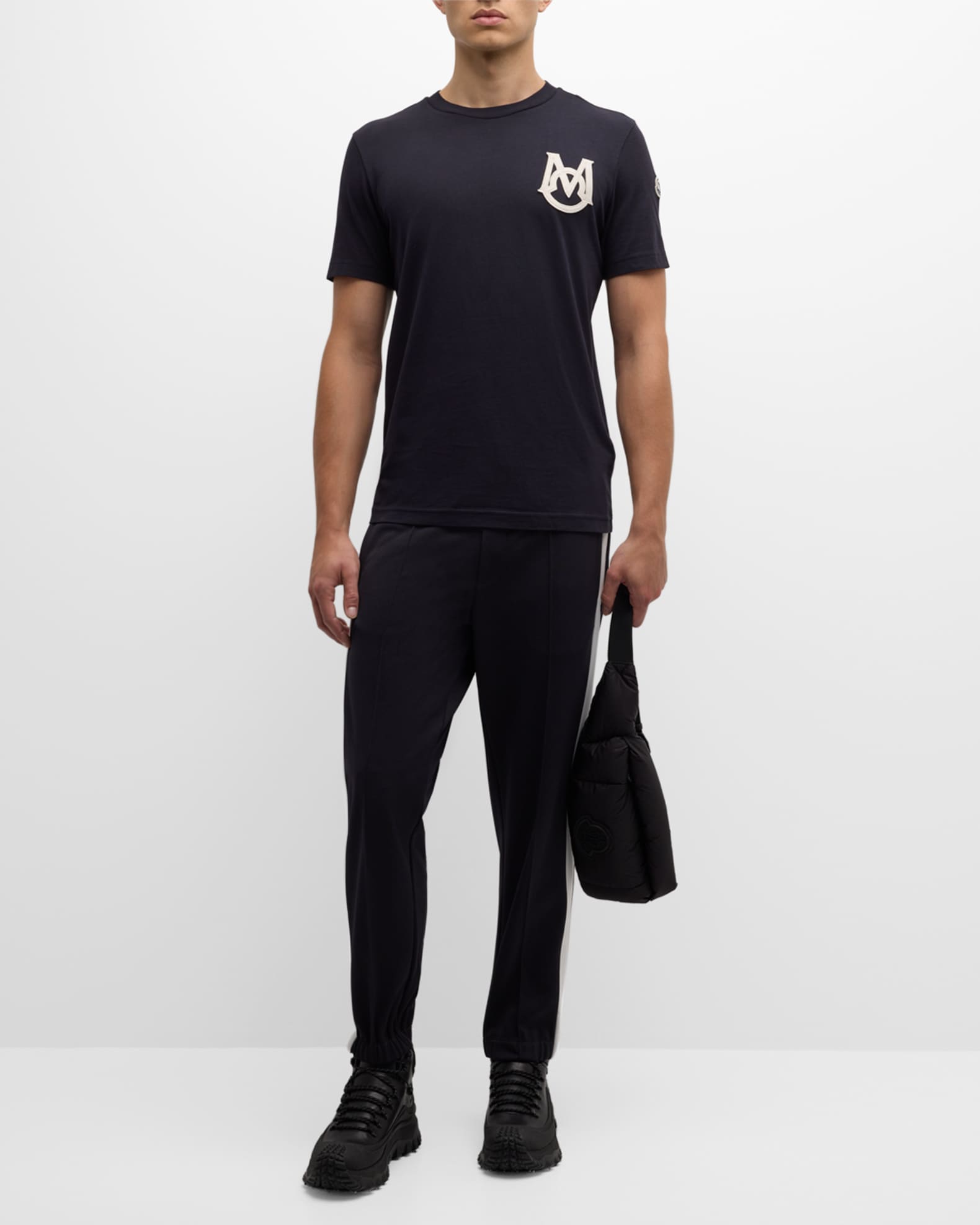 Moncler Men's Classic Logo T-Shirt | Neiman Marcus