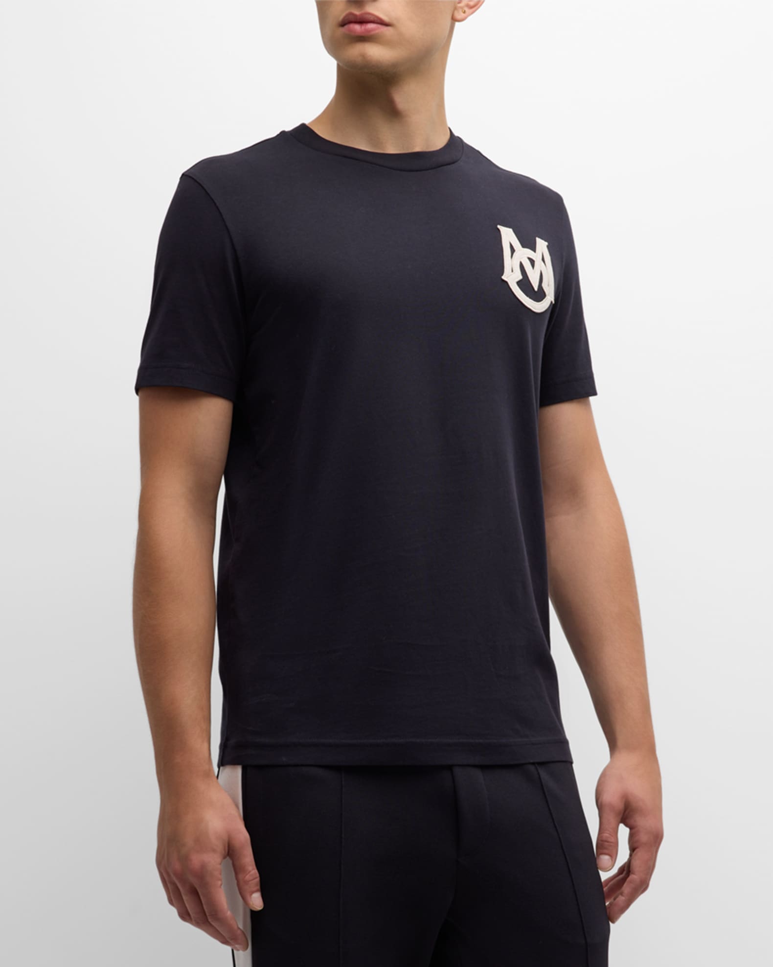 Moncler Men's Classic Logo T-Shirt | Neiman Marcus