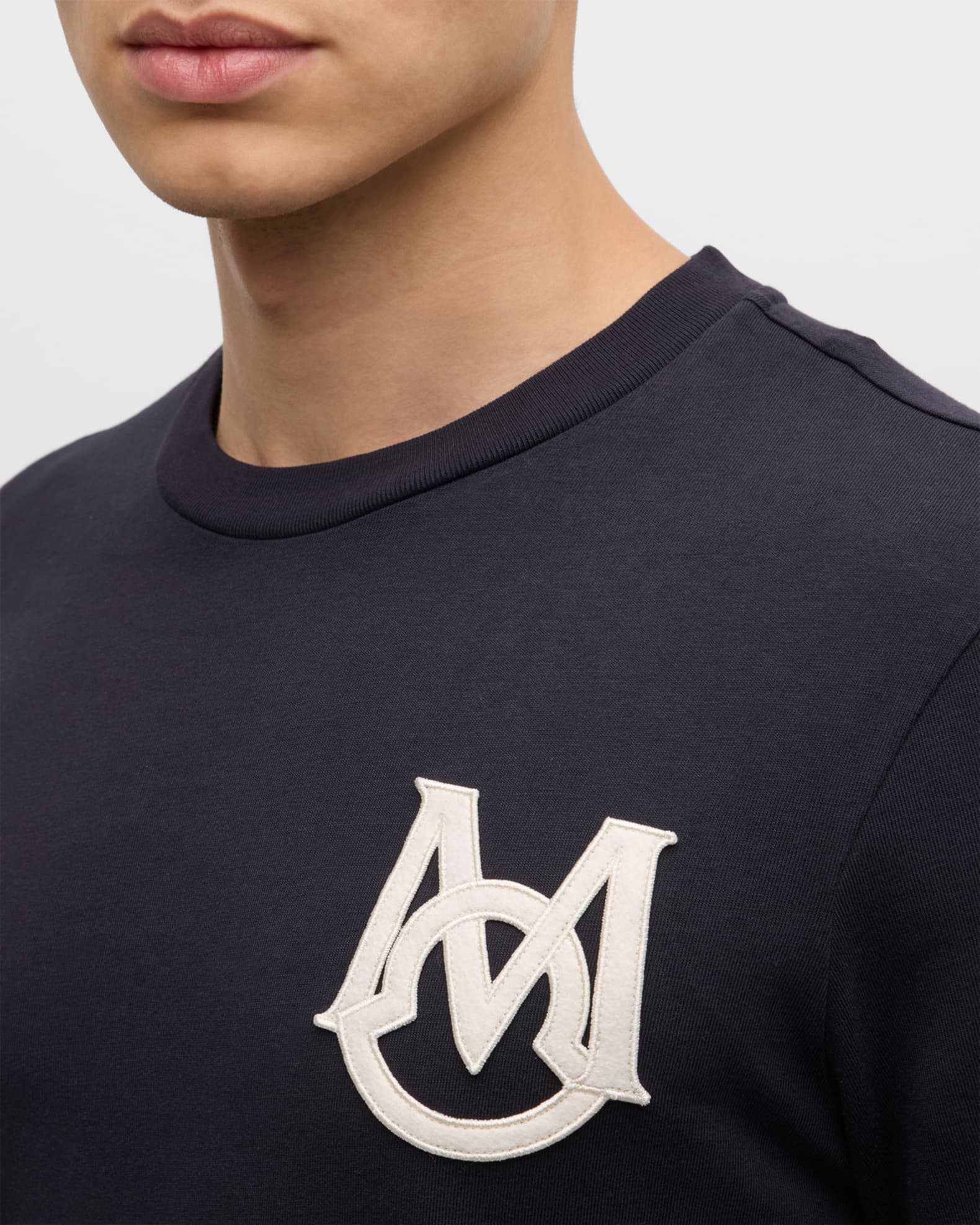Moncler Men's Classic Logo T-Shirt | Neiman Marcus