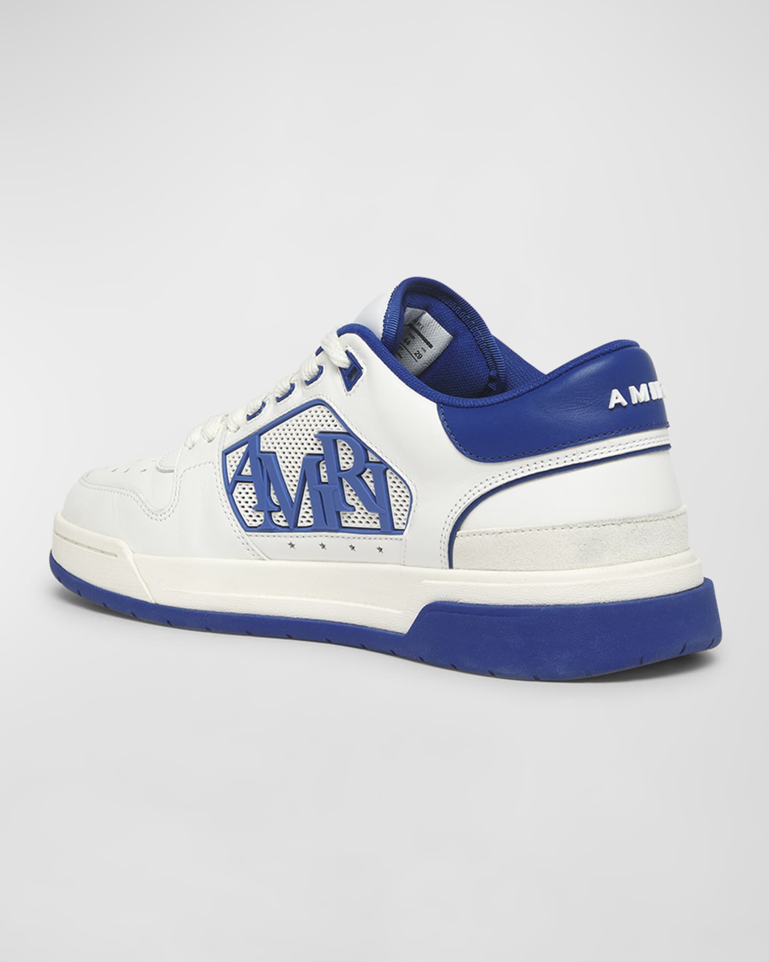 Men's Classic Leather Logo Low-Top Sneakers