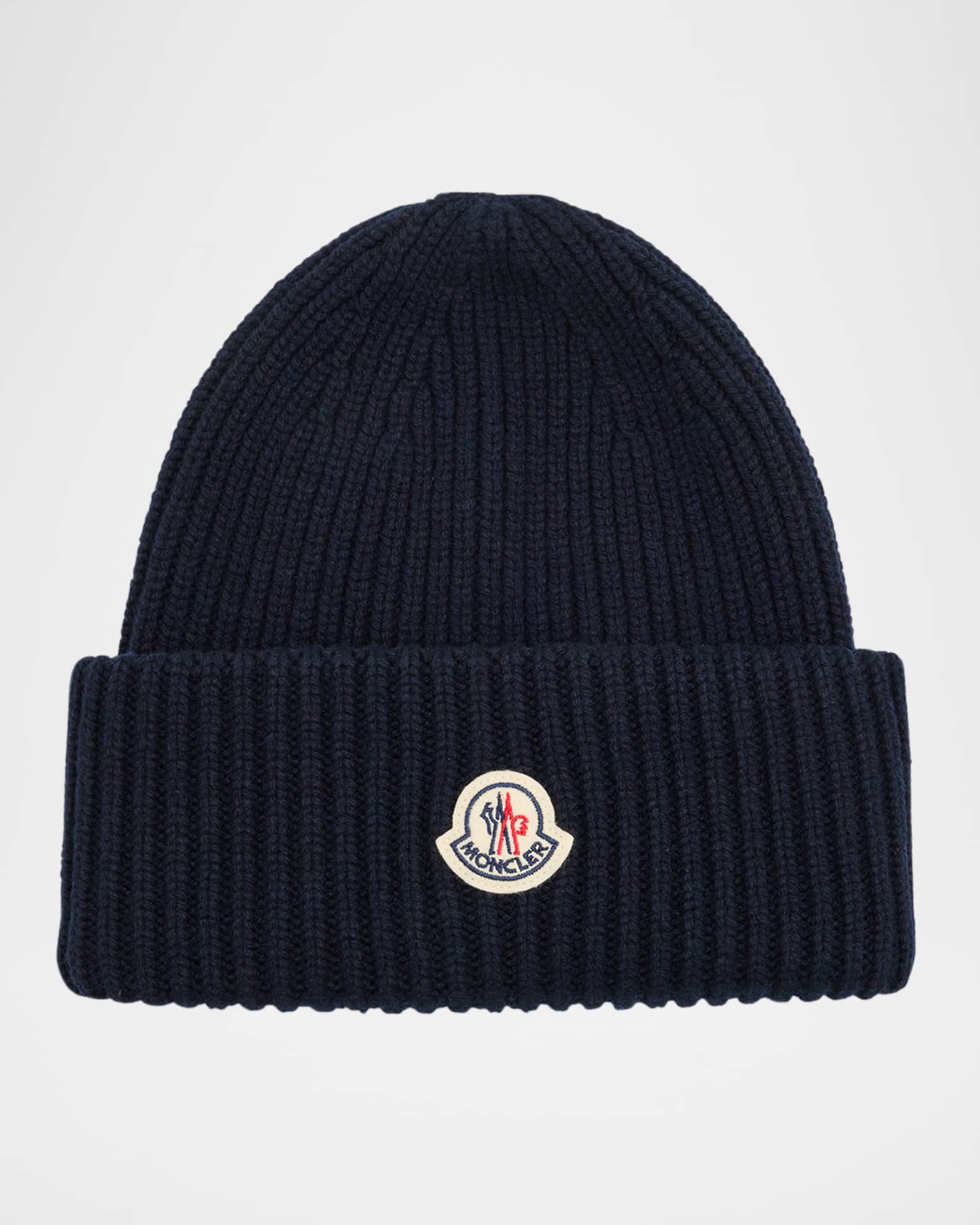 Men's Ribbed Logo Beanie 0