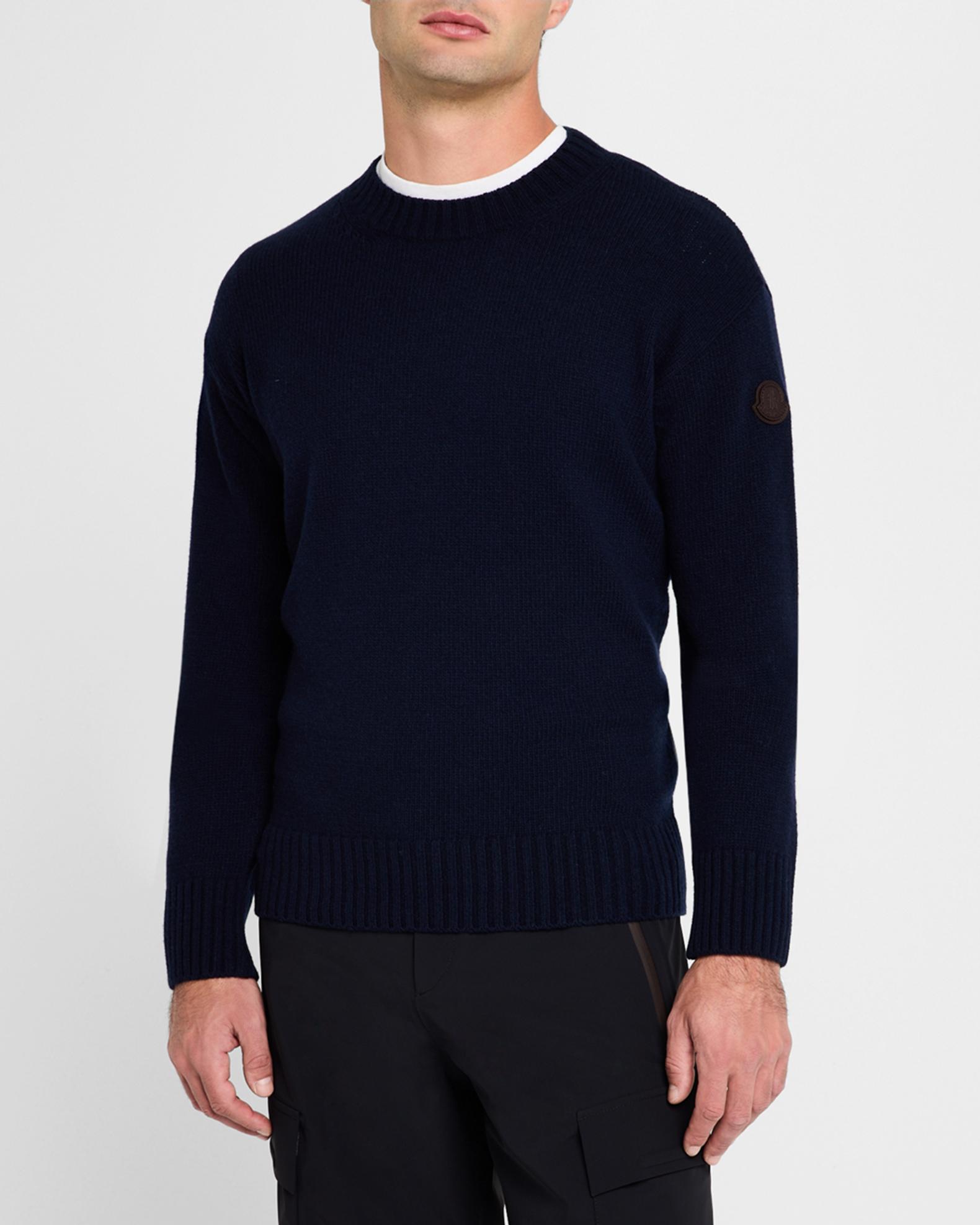 MONCLER ネイビー セーター X X L Moncler Men's Wool-Cashmere Sweater | Neiman Marcus