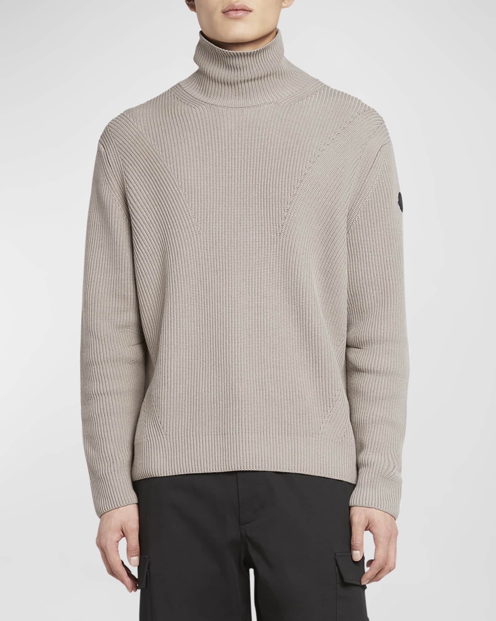 Men s Cotton Turtleneck Sweater