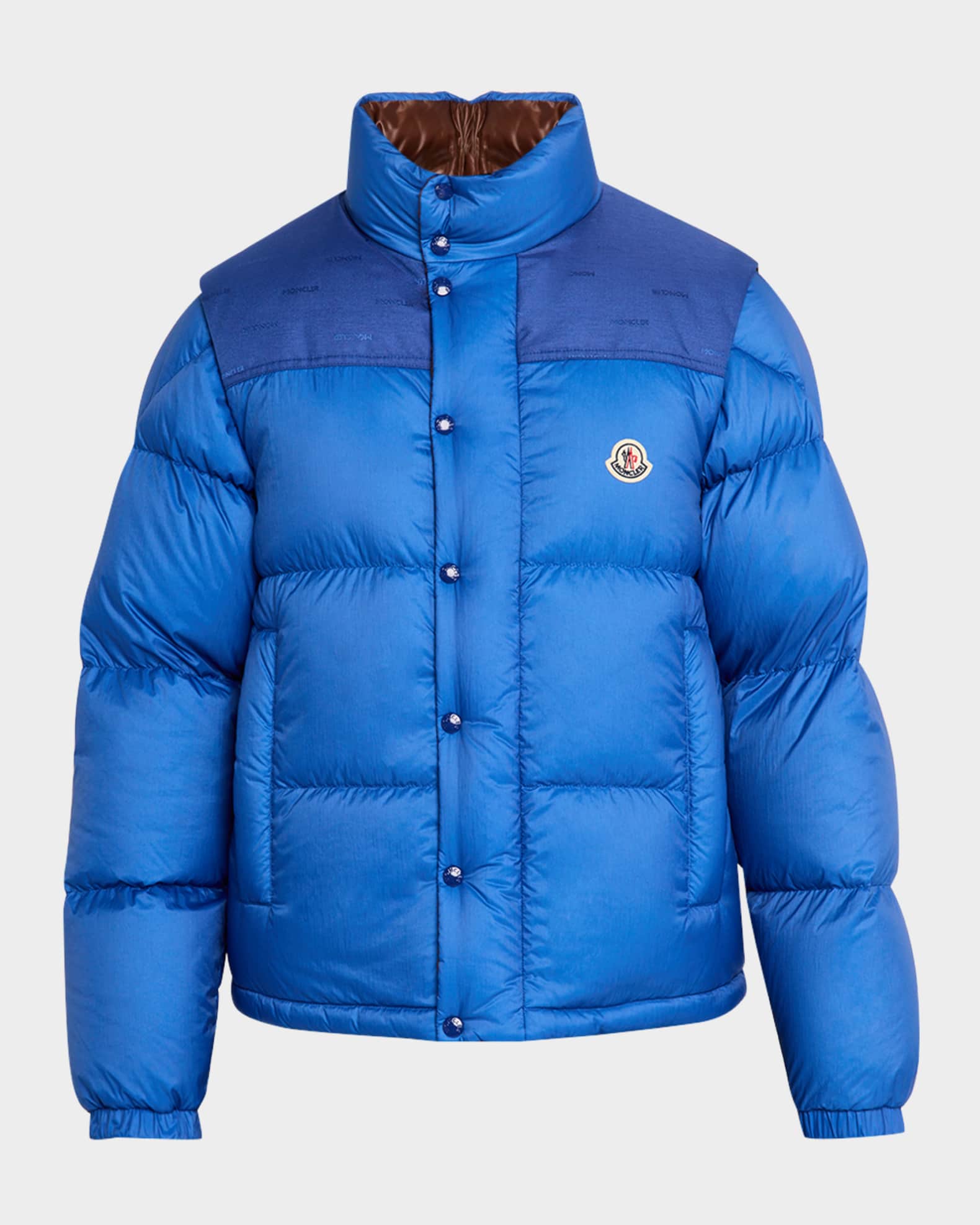 Moncler Verone Reversible Down Jacket Blue