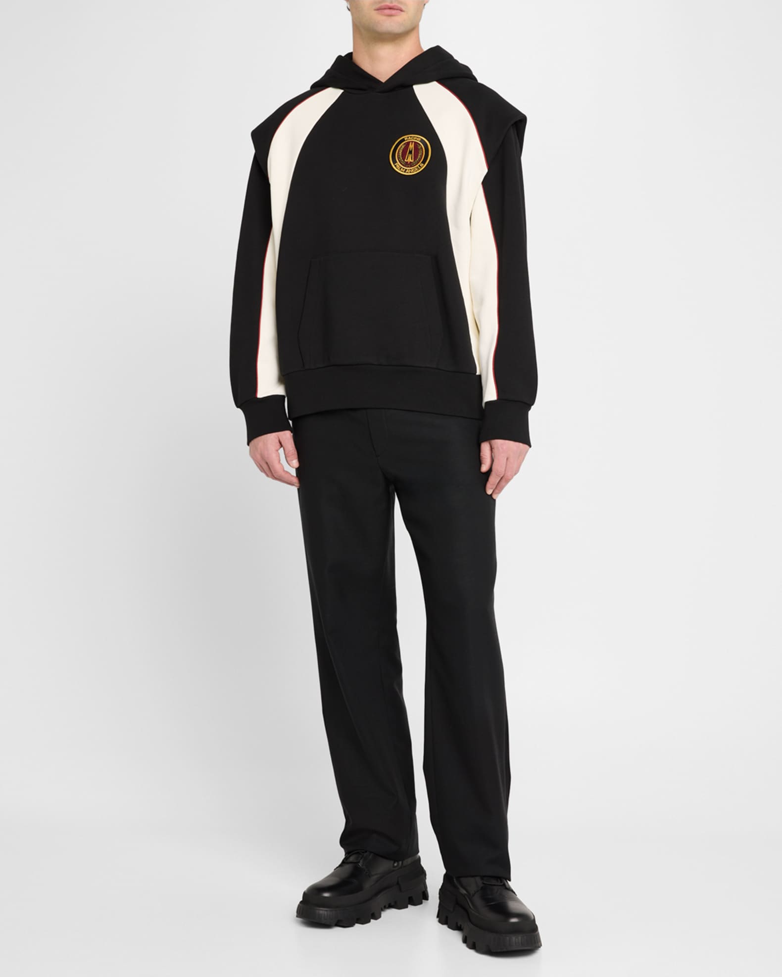 x Palm Angels Men's Contrast Hoodie 1