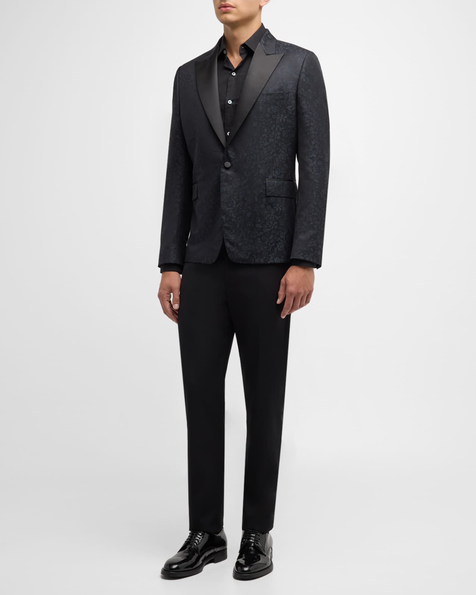 Paul Smith Men s Jacquard Single Button Dinner Jacket Neiman Marcus
