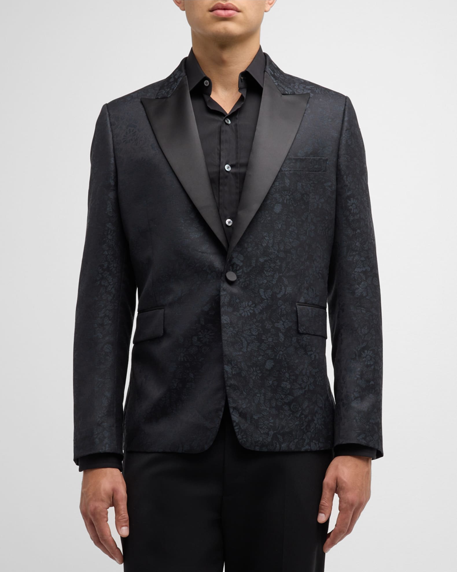 Paul Smith Men s Jacquard Single Button Dinner Jacket Neiman Marcus