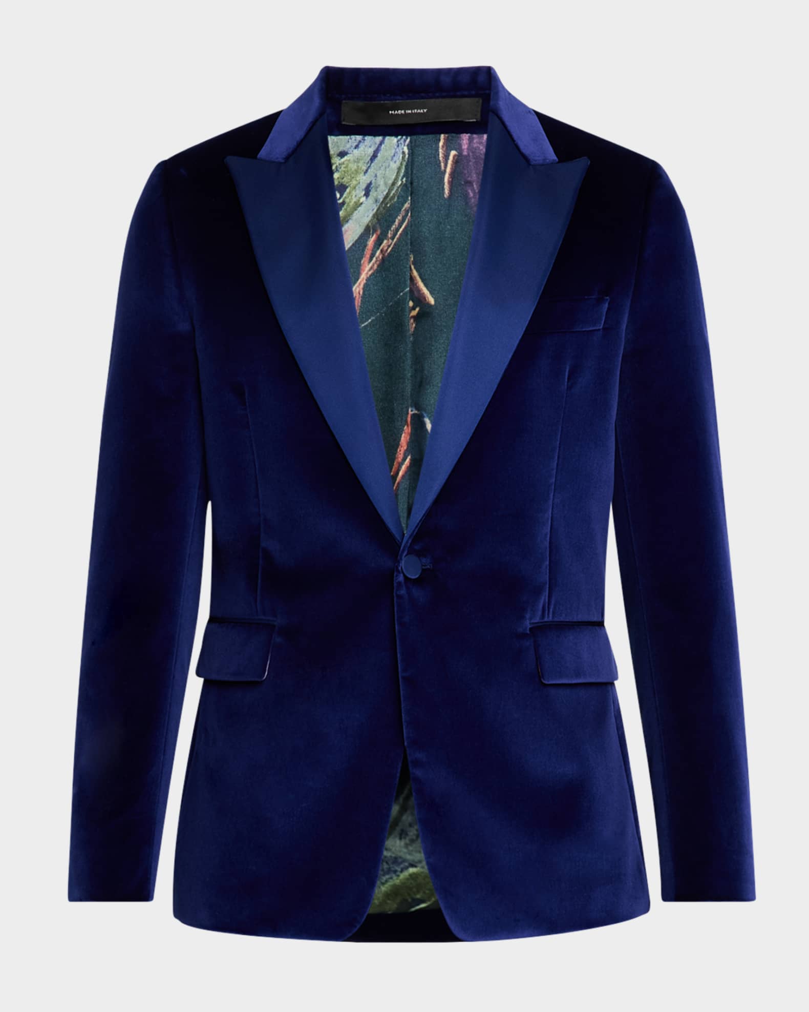Paul smith blue velvet jacket clearance