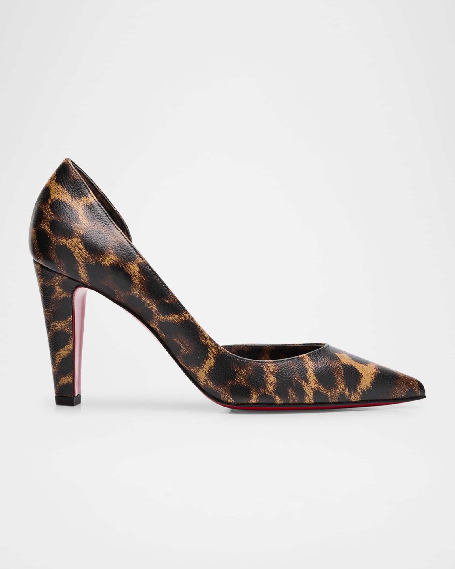 Leopard print red bottoms online