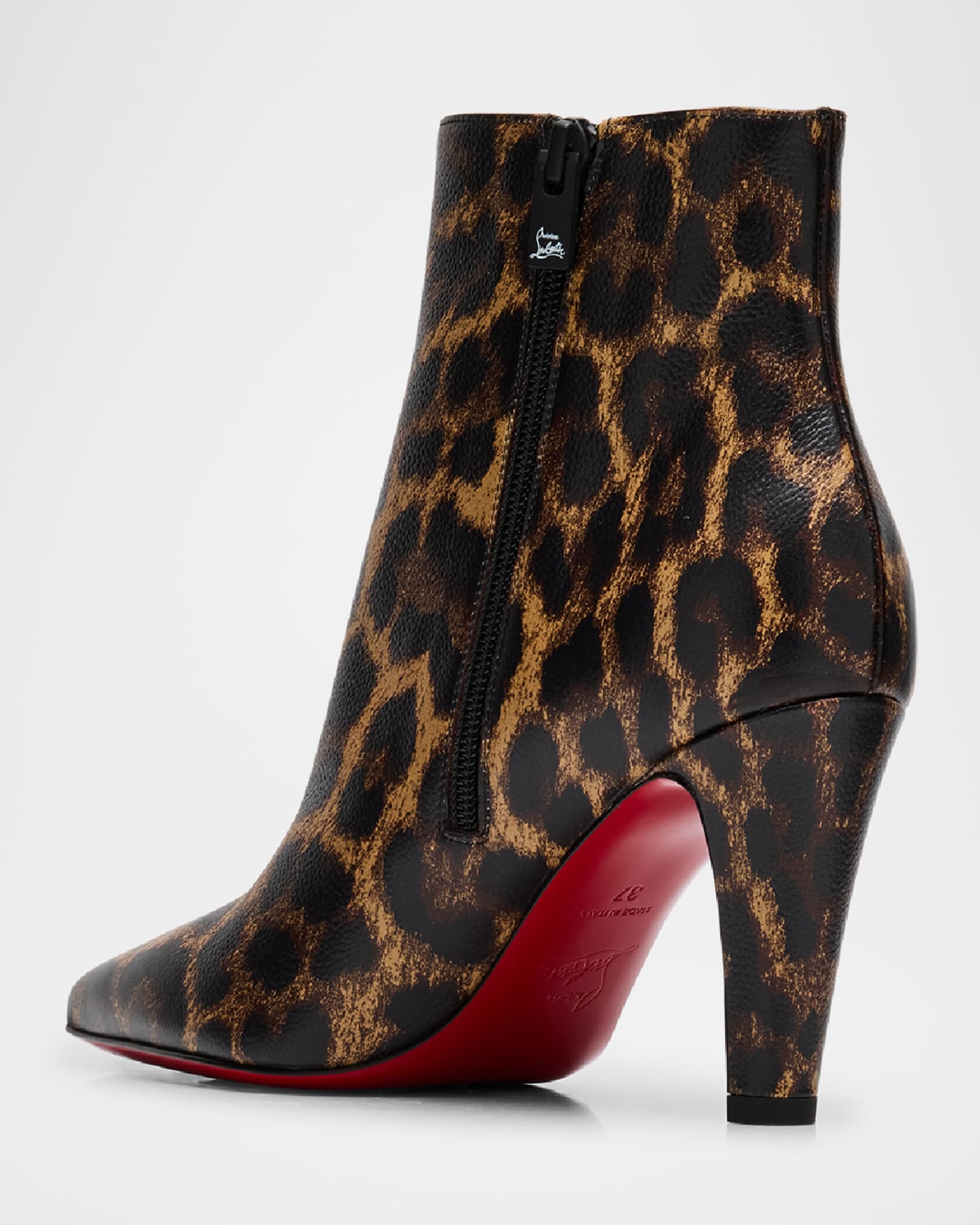 Gold louboutin boots 2025