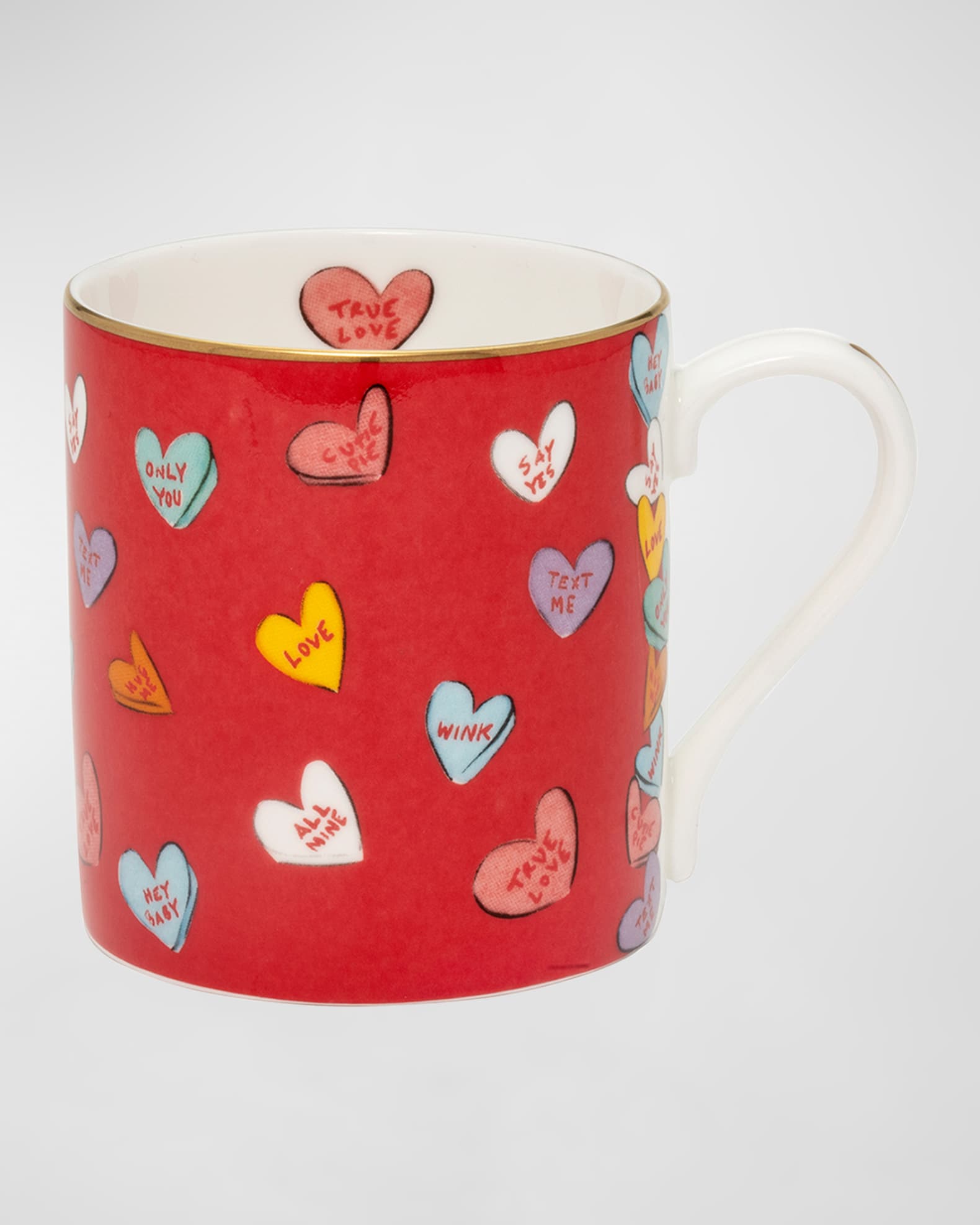 Love Heart Mugs, Set of 2  1