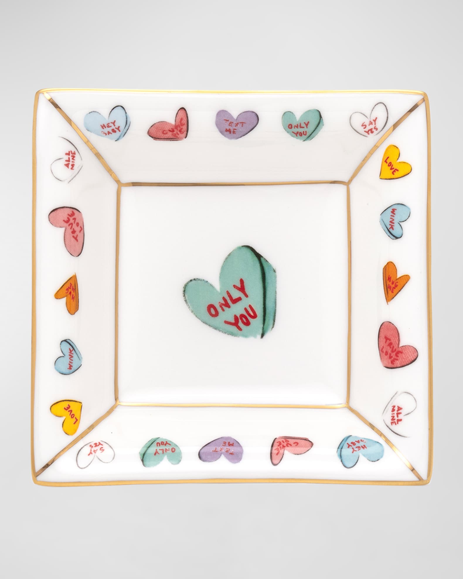 Square Heart Plate Square Heart Plate