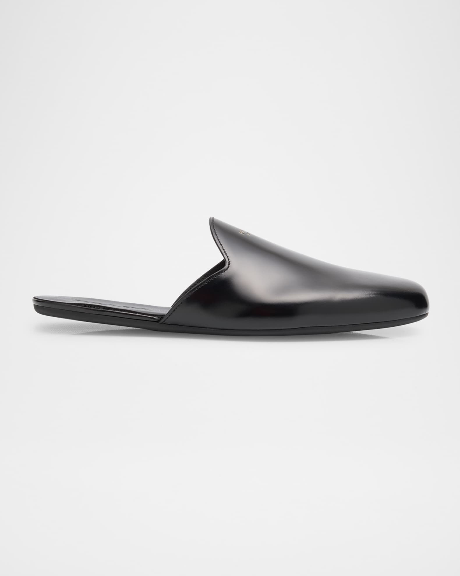 Men's Analog Leather Slippers 0