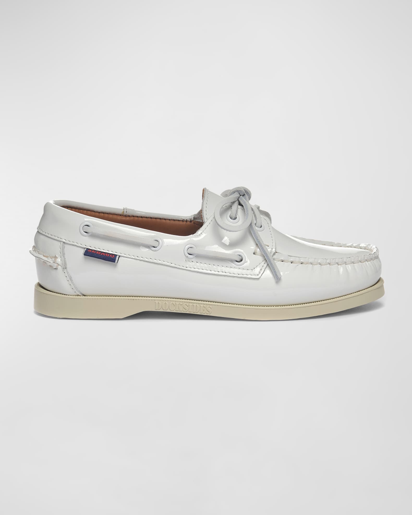 Sebago white boat shoes shop