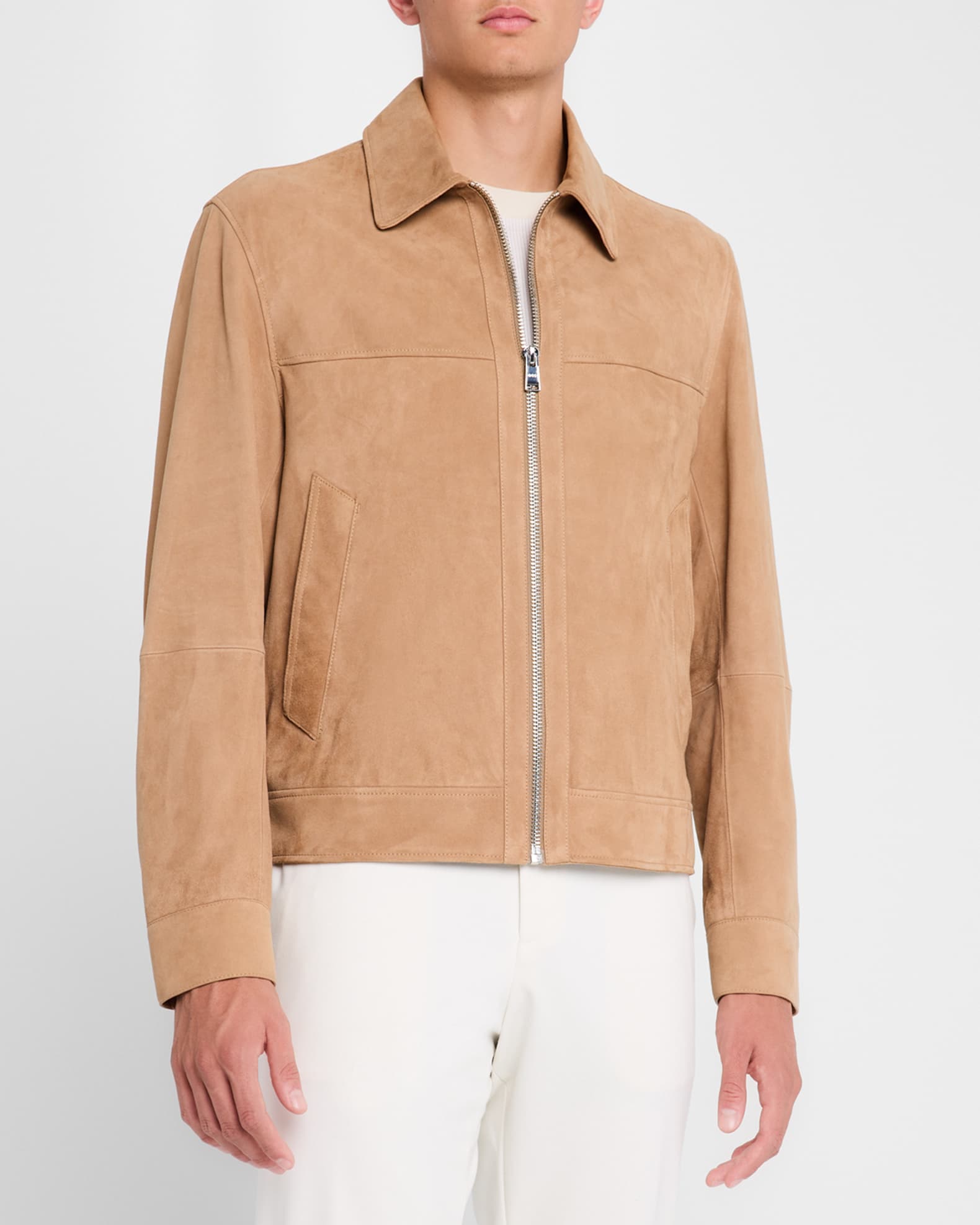 Neiman marcus suede jacket deals