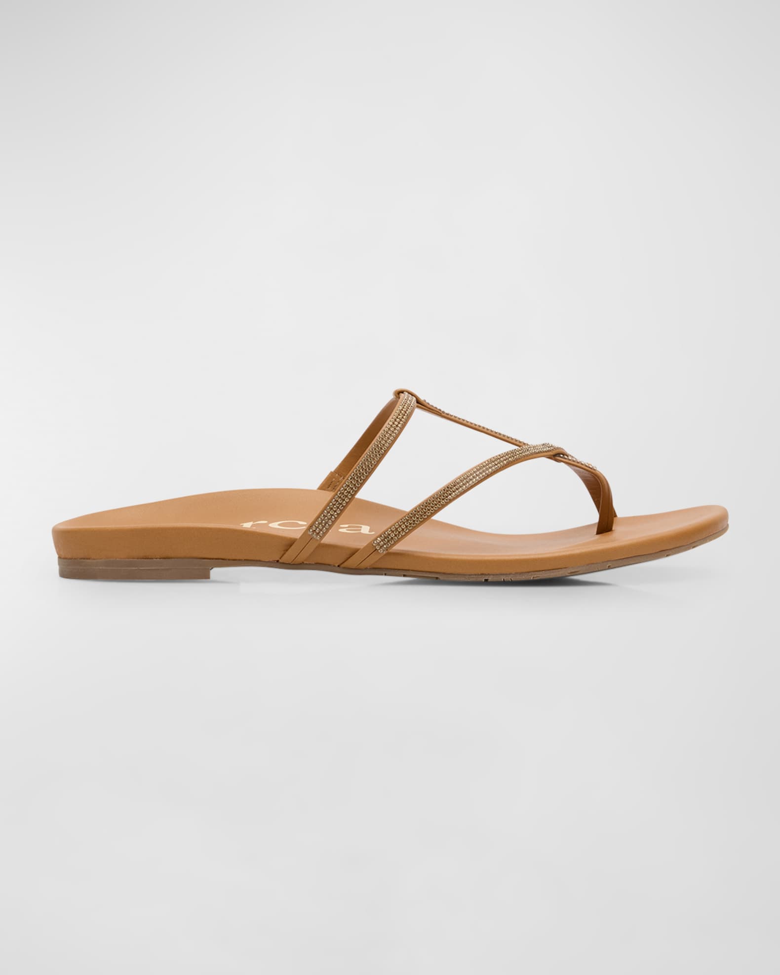 T strap slide sandals sale