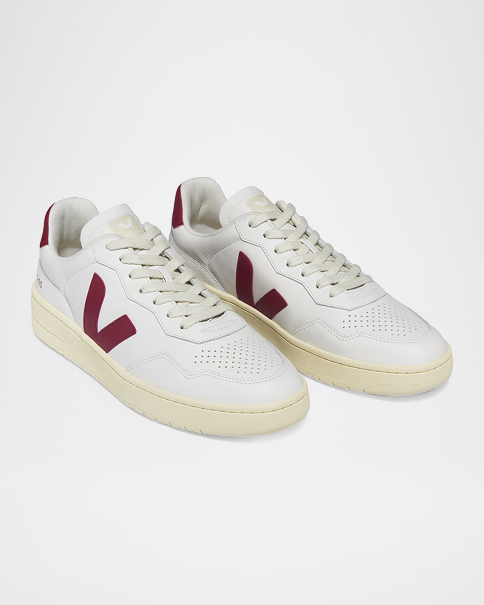 VEJA V 90 Colorblock Low-Top Sneakers | Neiman Marcus