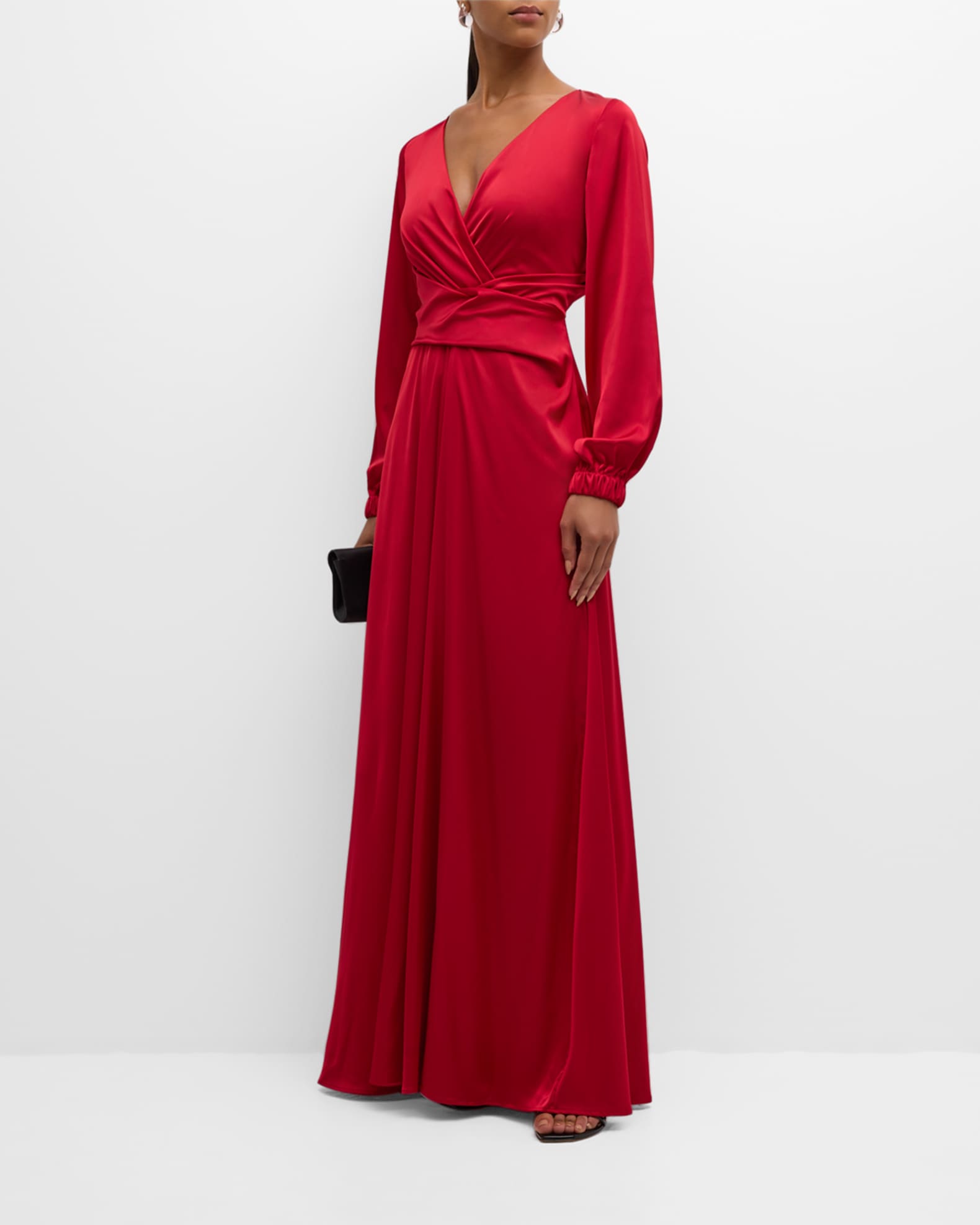 Neiman marcus long sleeve evening gowns sales