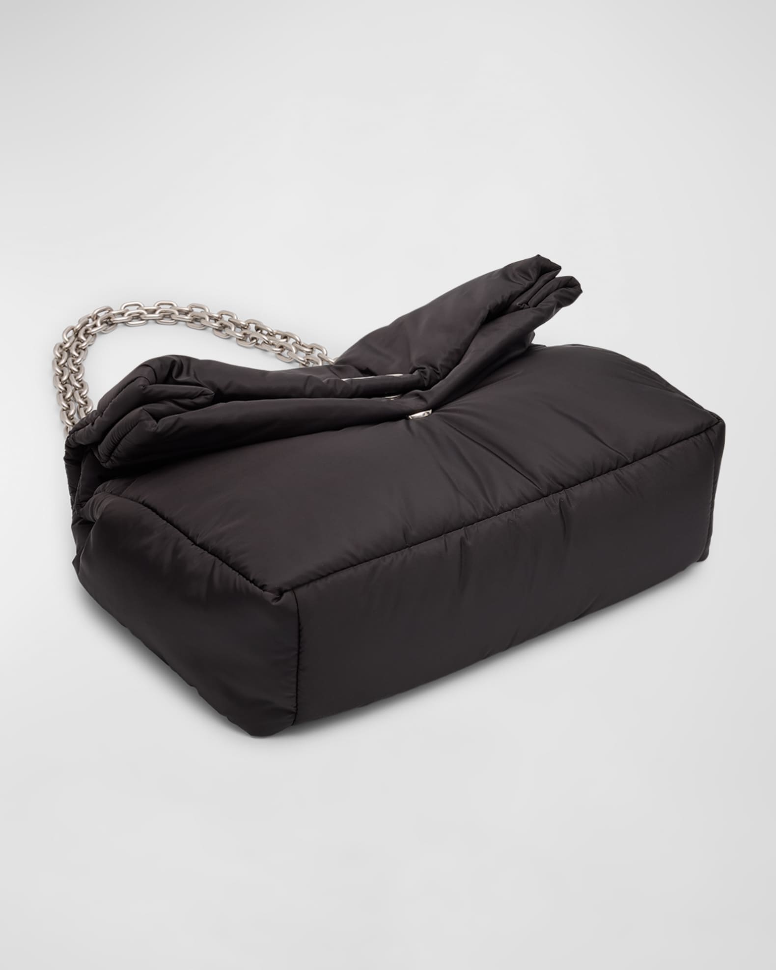 Balenciaga Monaco Medium Recycled Nylon Shoulder Bag | Neiman Marcus