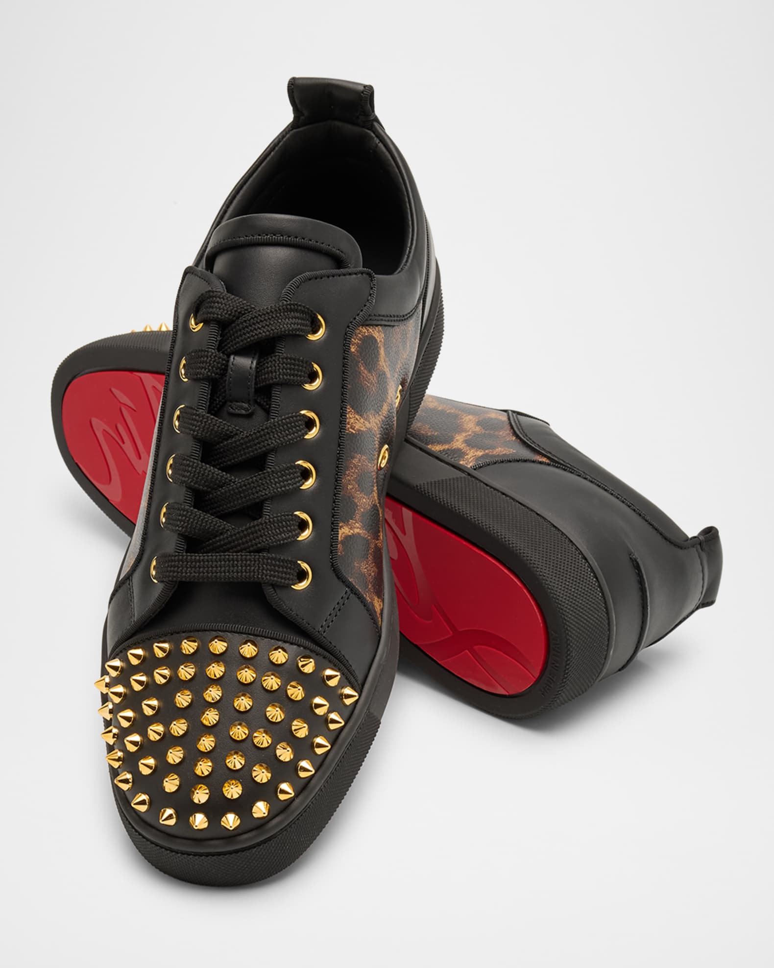 Louis pushing vuitton trainers with spikes