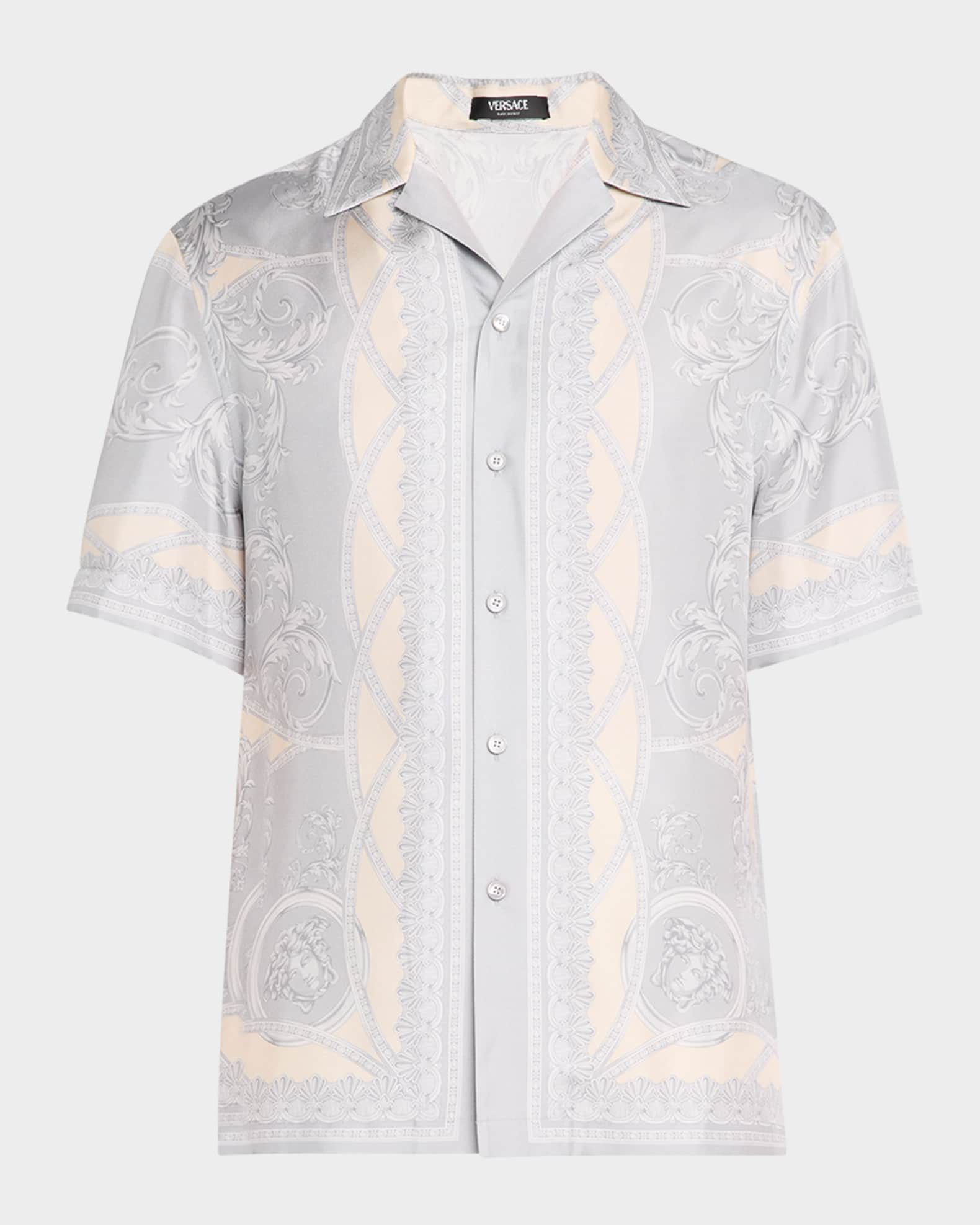 Men's Twill Baroque Coupe Des Dieux Camp Shirt 0