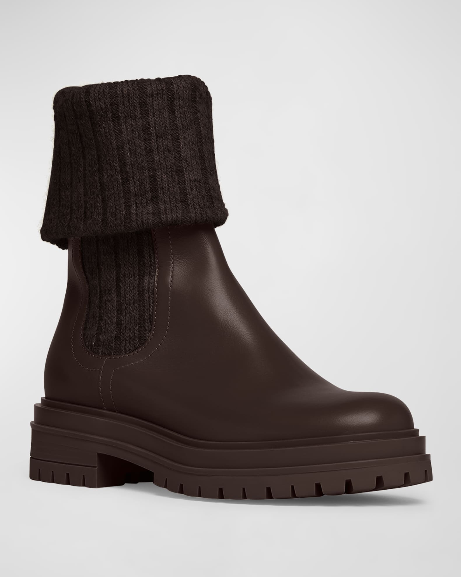 Gianvito rossi leather ankle boots discount