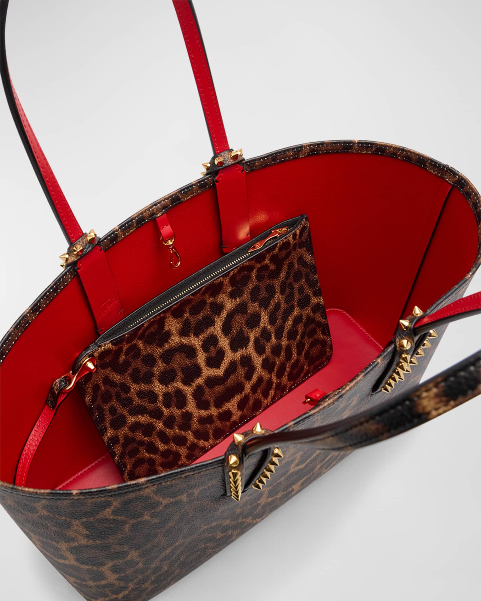 Leopard christian louboutin top