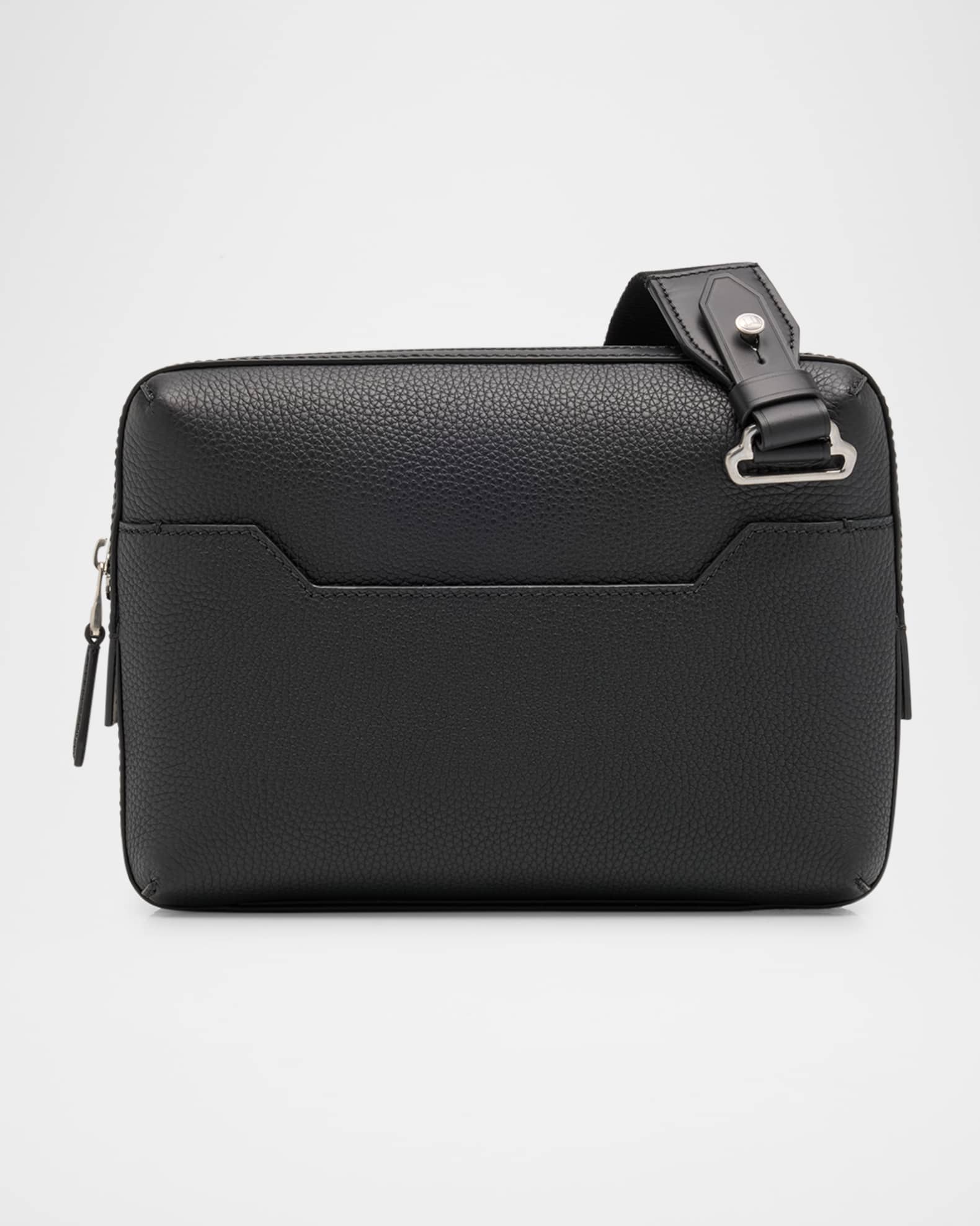 dunhill Men s 1893 Harness City Leather Messenger Bag Neiman Marcus