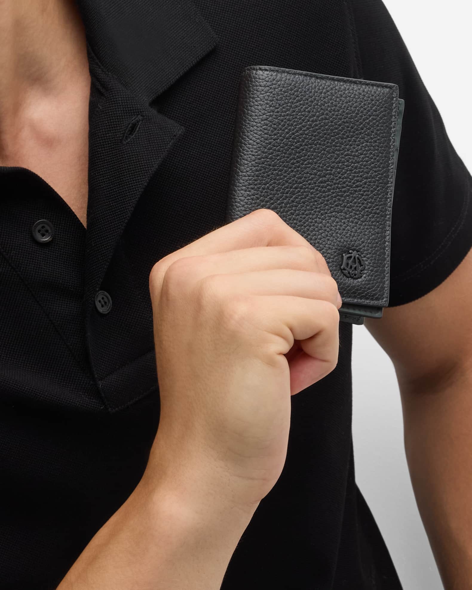 Men's Burlington Grained Leather Card Case 1