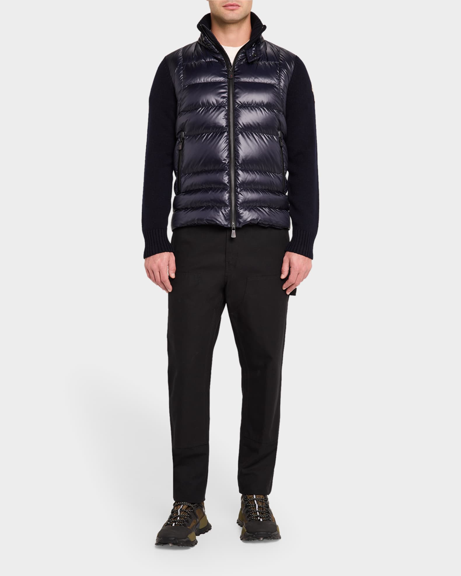 Men's Down Knit Zip Jacket 1
