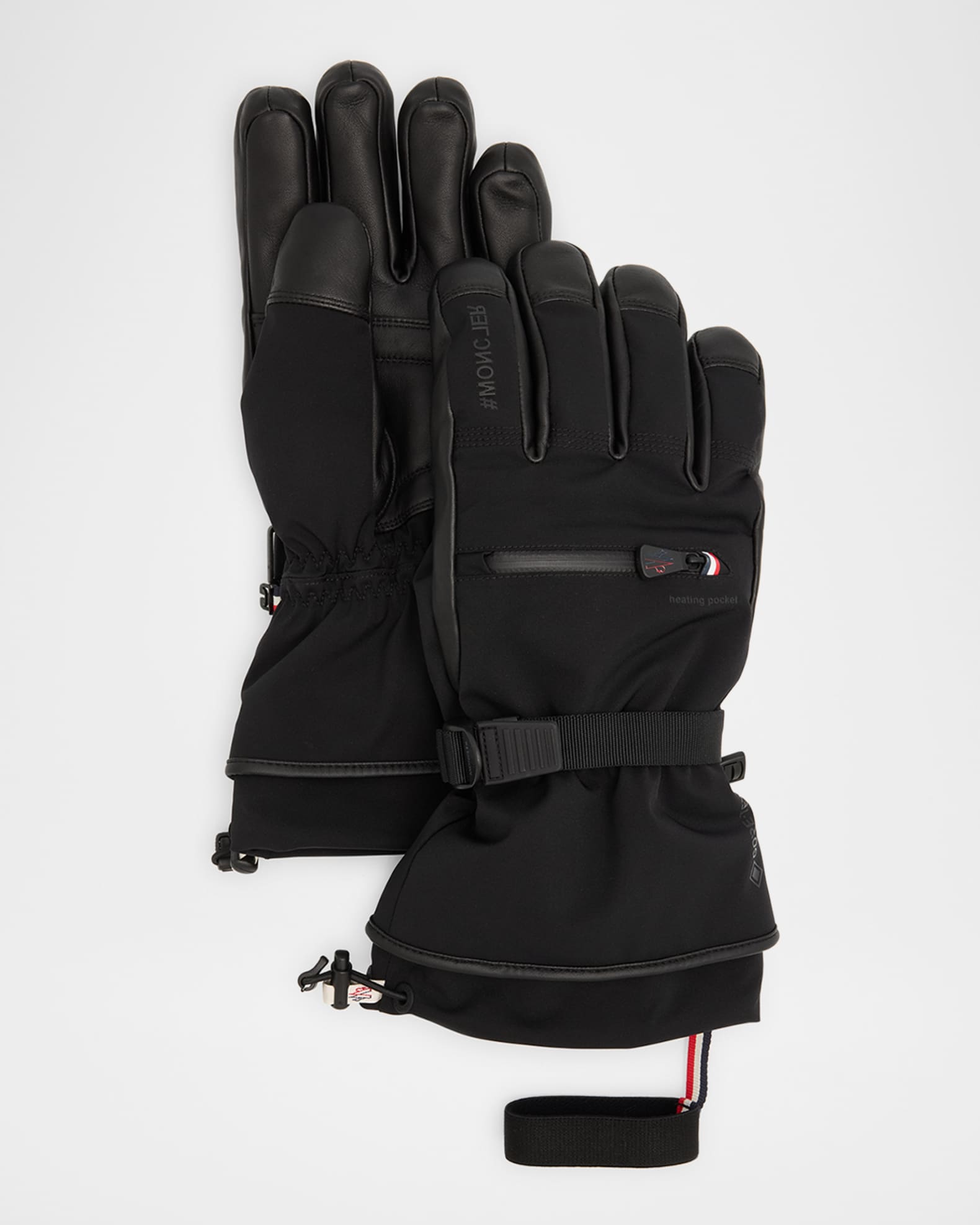 Men's Padded Contrast Ski Gloves 0