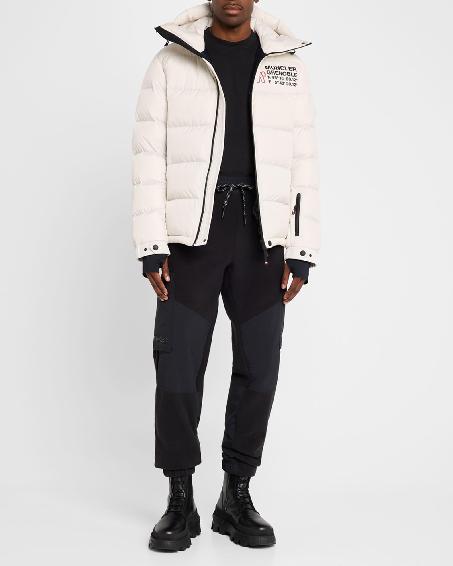 Moncler Grenoble Men's Isorno Short Down Jacket | Neiman Marcus