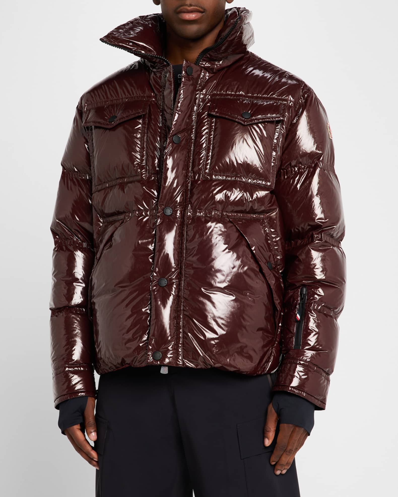 Moncler Grenoble Men's Tecka Glossy Puffer Jacket | Neiman Moncler Grenoble Men's Tecka Glossy Puffer Jacket | Neiman