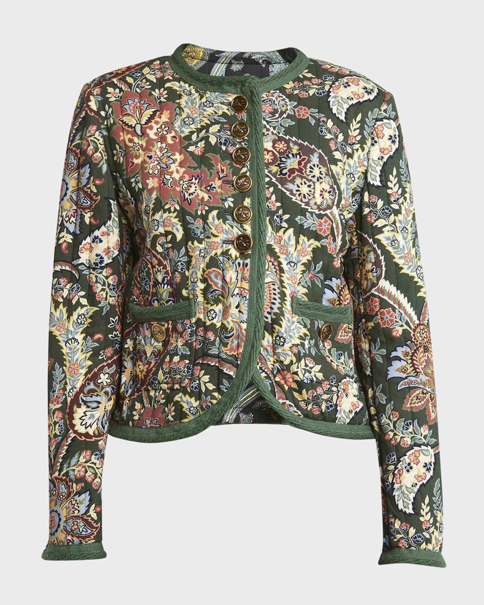 Blossom Paisley Quilted Jacket