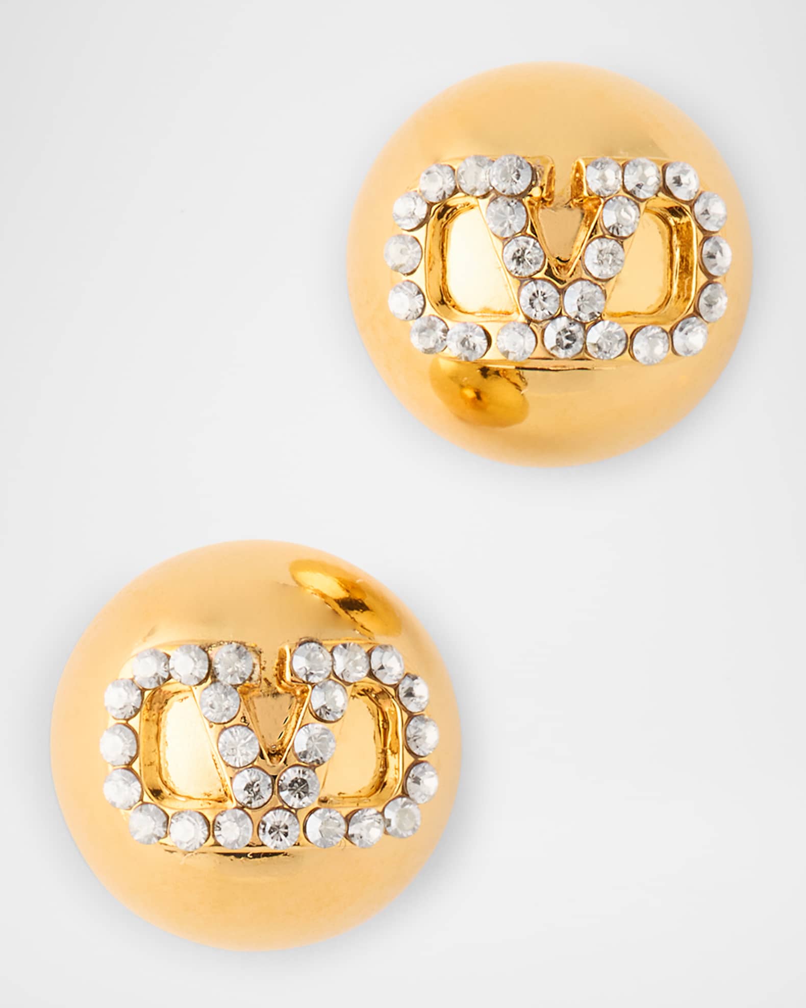 イヤリング VALENTINO Silver Colored VLogo Earrings in Brass Man 0400021827786?wid=600&hei=800&
