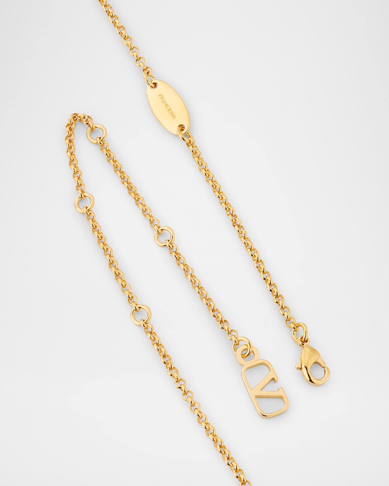 Valentino Garavani VLogo Signature Pendant Necklace | Neiman Marcus