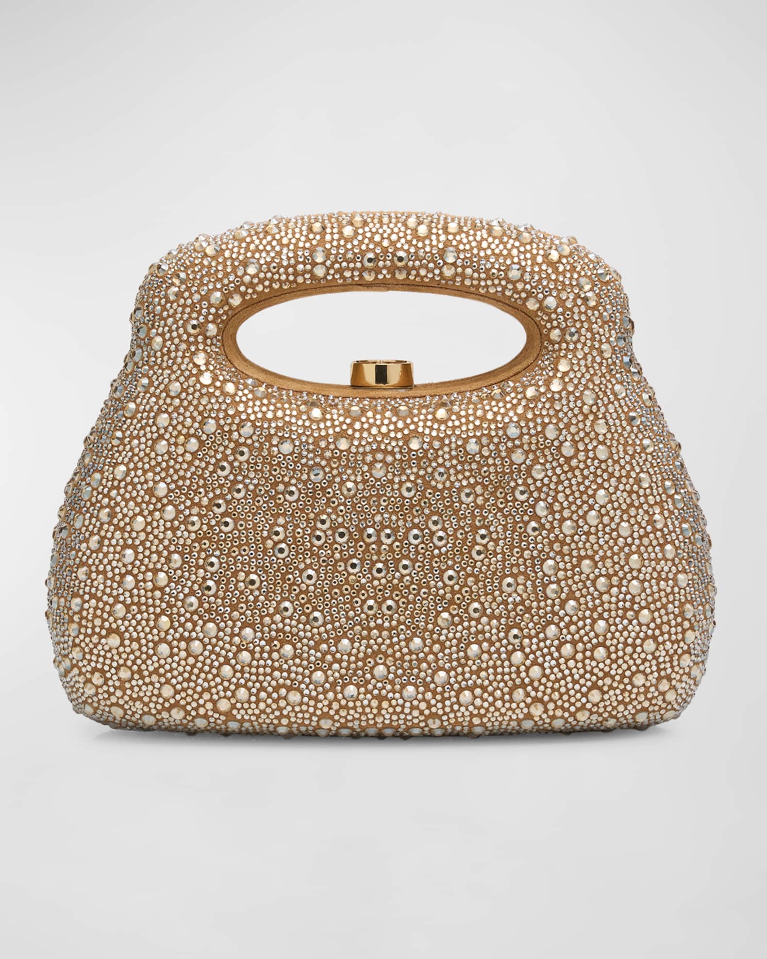 Mimi Crystal Top-Handle Bag 0