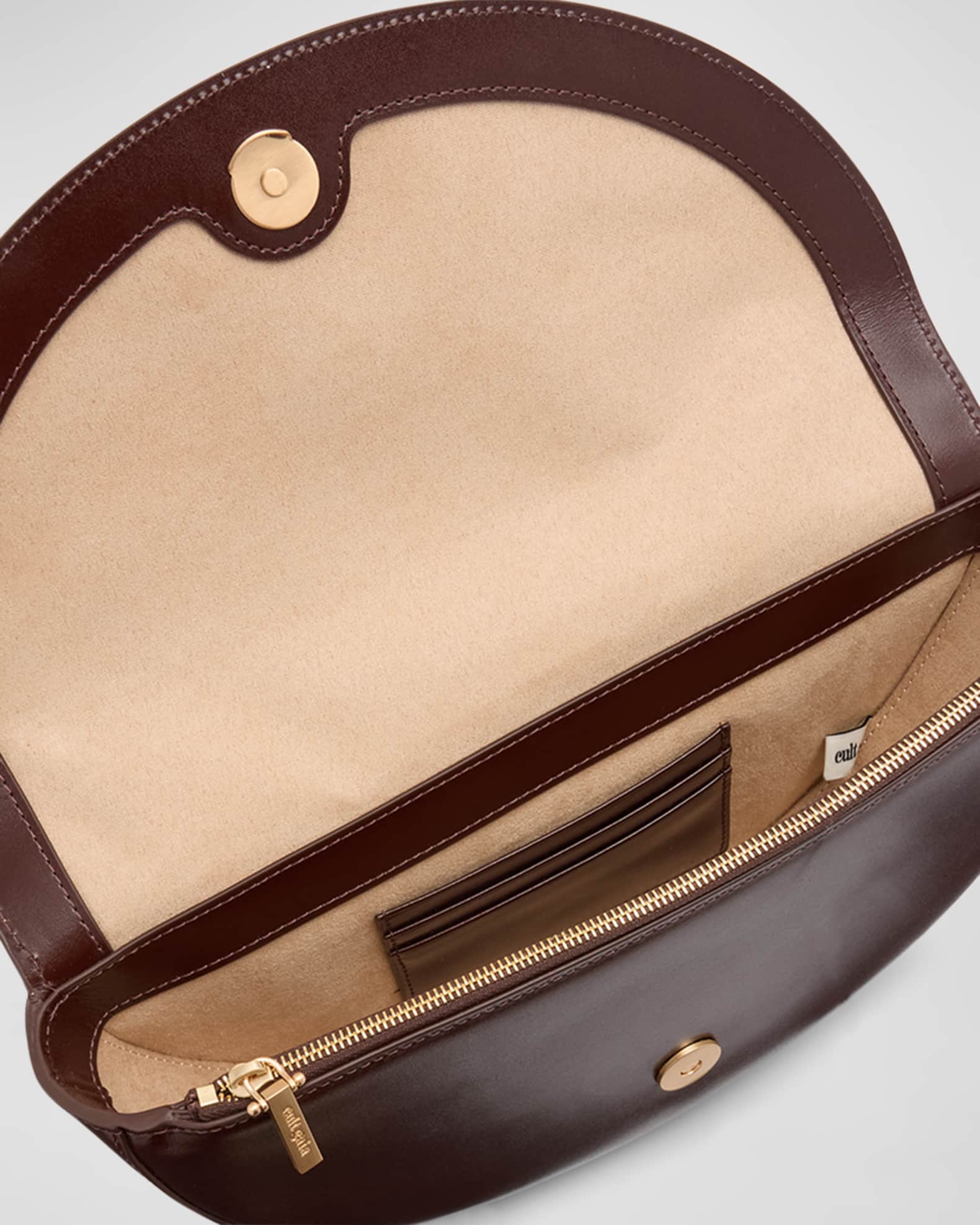 Cult Gaia Azariah Leather Coil Top-Handle Bag | Neiman Marcus