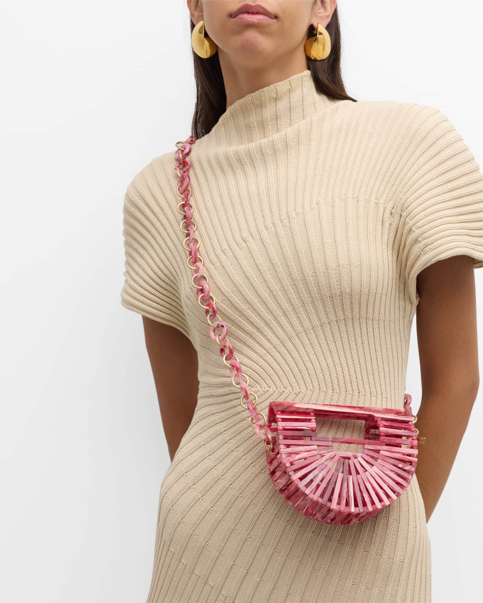 Cult Gaia Ark Nano Acrylic Belt Bag Neiman Marcus